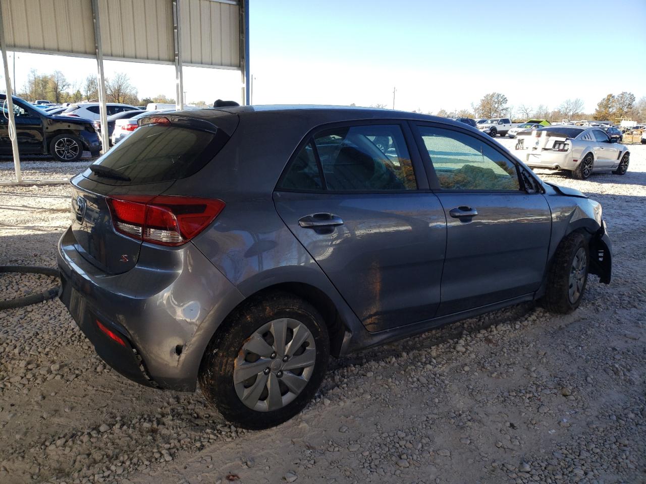 2019 KIA Rio VIN 3KPA25AB5KE177813 Copart auction photo, front end / rear end damage thumbnail 3