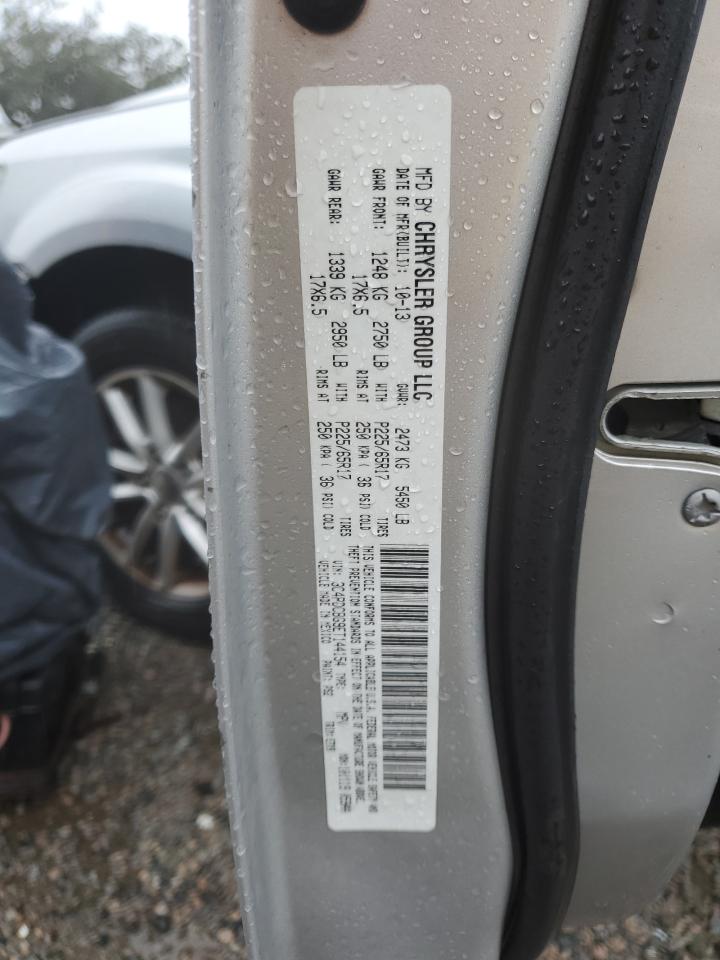 2014 Dodge Journey VIN 3C4PDCBG9ET144154 Copart auction photo, front end damage thumbnail 13