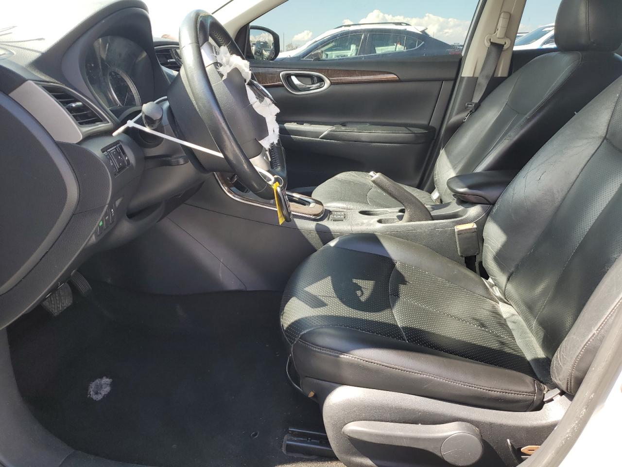 2013 Nissan Sentra VIN 3N1AB7AP4DL714406 Copart auction photo, side / front end damage thumbnail 7