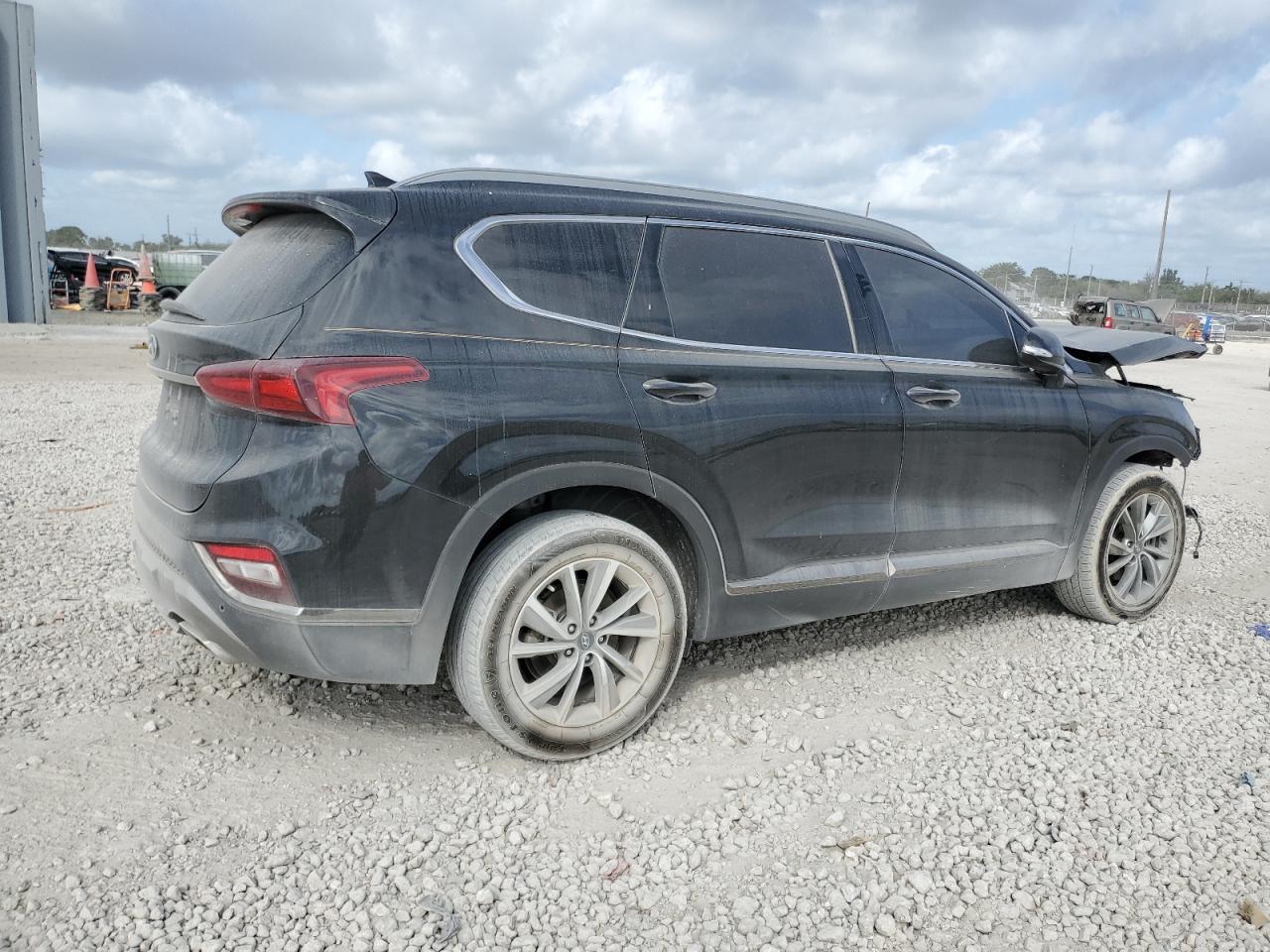 2019 Hyundai Santa Fe VIN 5NMS53AD8KH042707 Copart auction photo, front end damage thumbnail 3