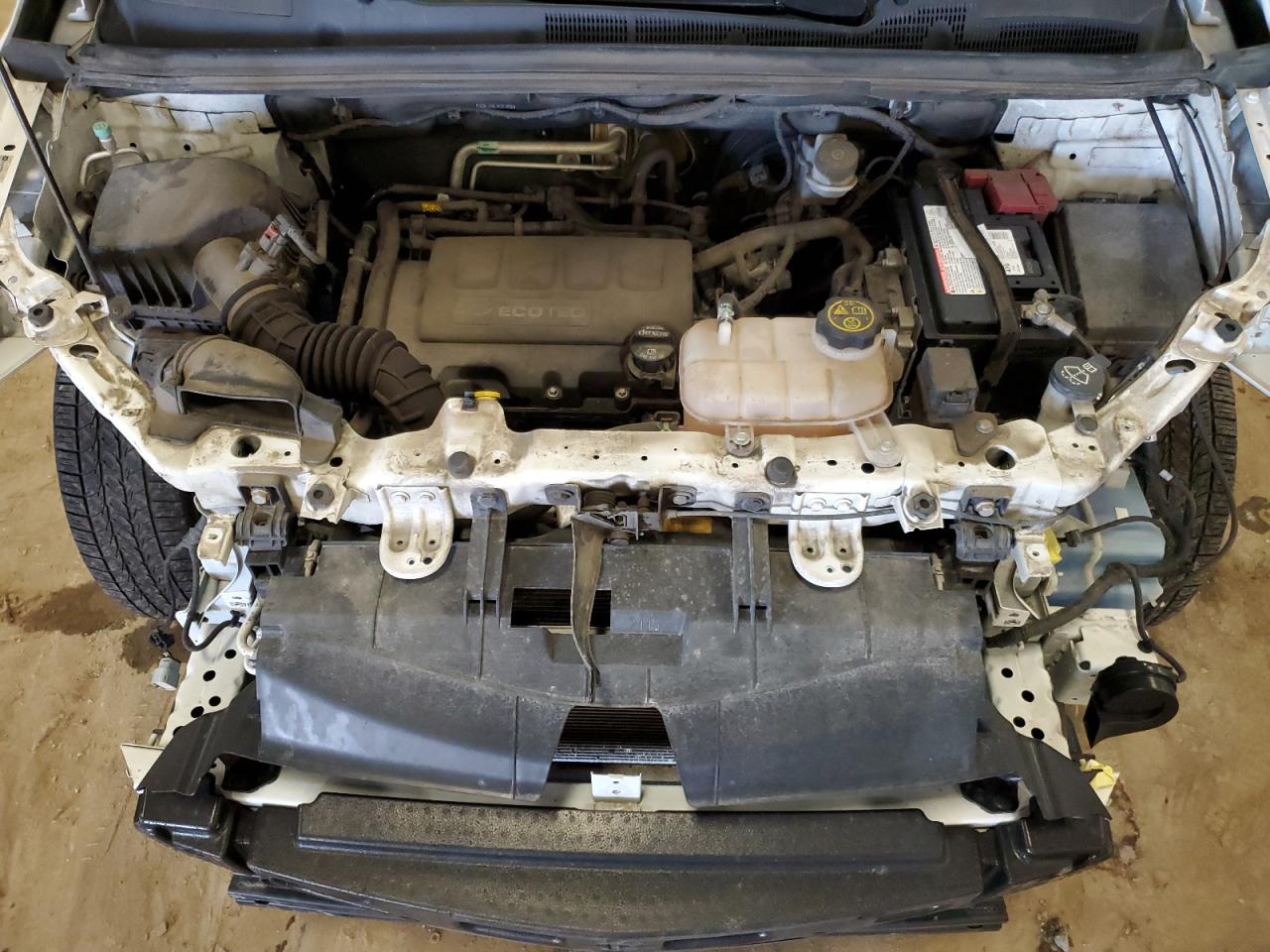 2017 Chevrolet Trax VIN KL7CJPSB0HB134859 Copart auction photo, front end / side damage thumbnail 12