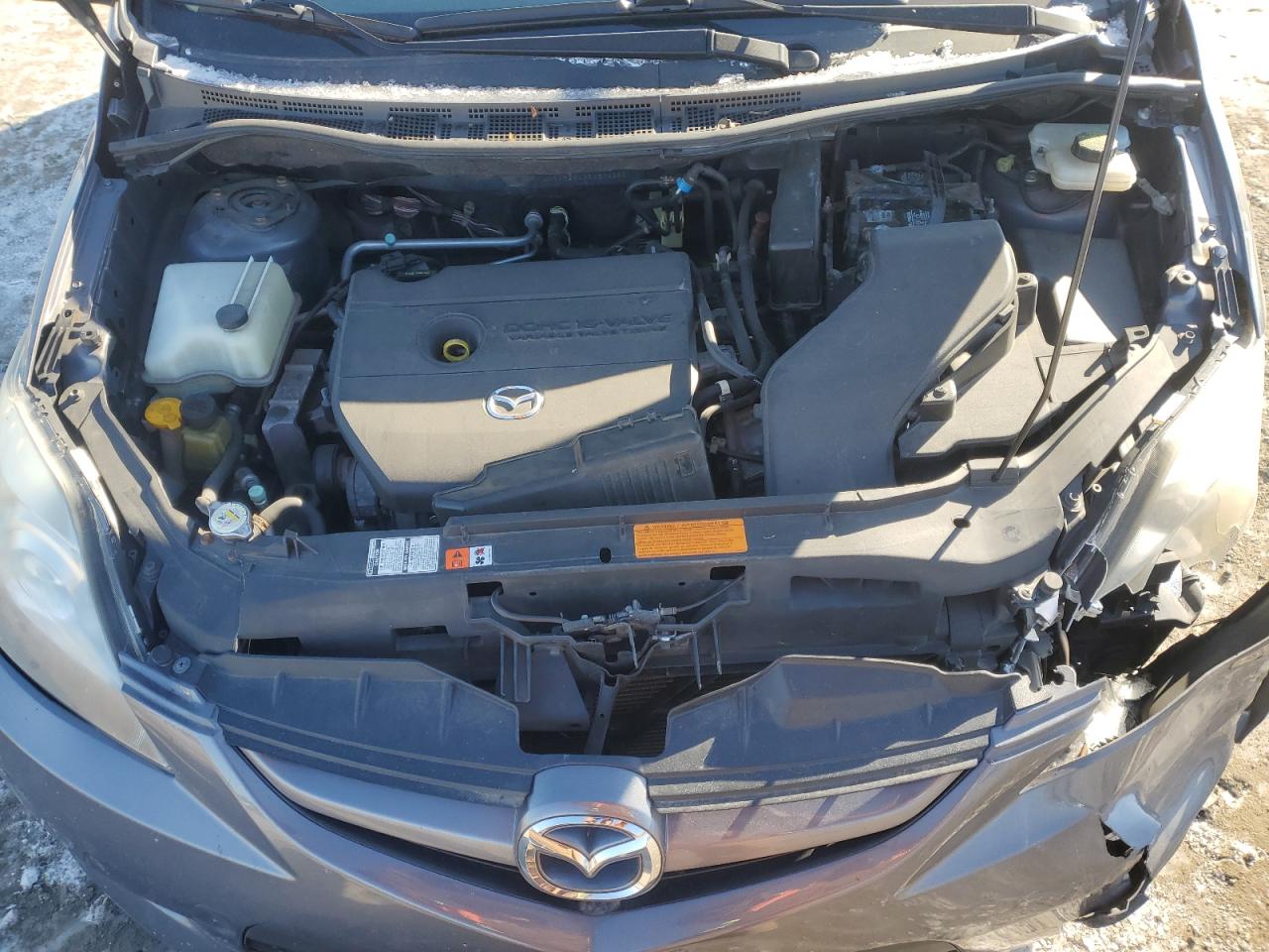 2008 Mazda 5 VIN JM1CR29L280309251 Copart auction photo, front end damage thumbnail 13