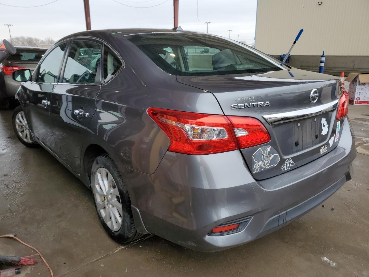 2018 Nissan Sentra VIN 3N1AB7APXJL631431 Copart auction photo, front end / side damage thumbnail 2