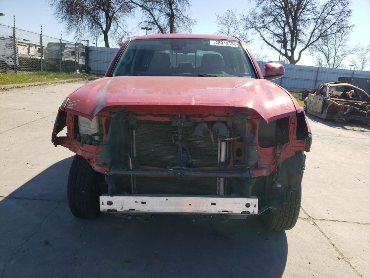 2020 Toyota Tacoma VIN 3TMBZ5DN5LM026225 Copart auction photo, front end / undercarriage damage thumbnail 5