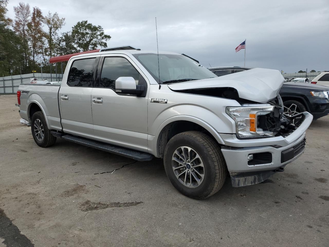 2018 Ford F-150 VIN 1FTFW1E50JFA76271 Copart auction photo, front end damage thumbnail 4