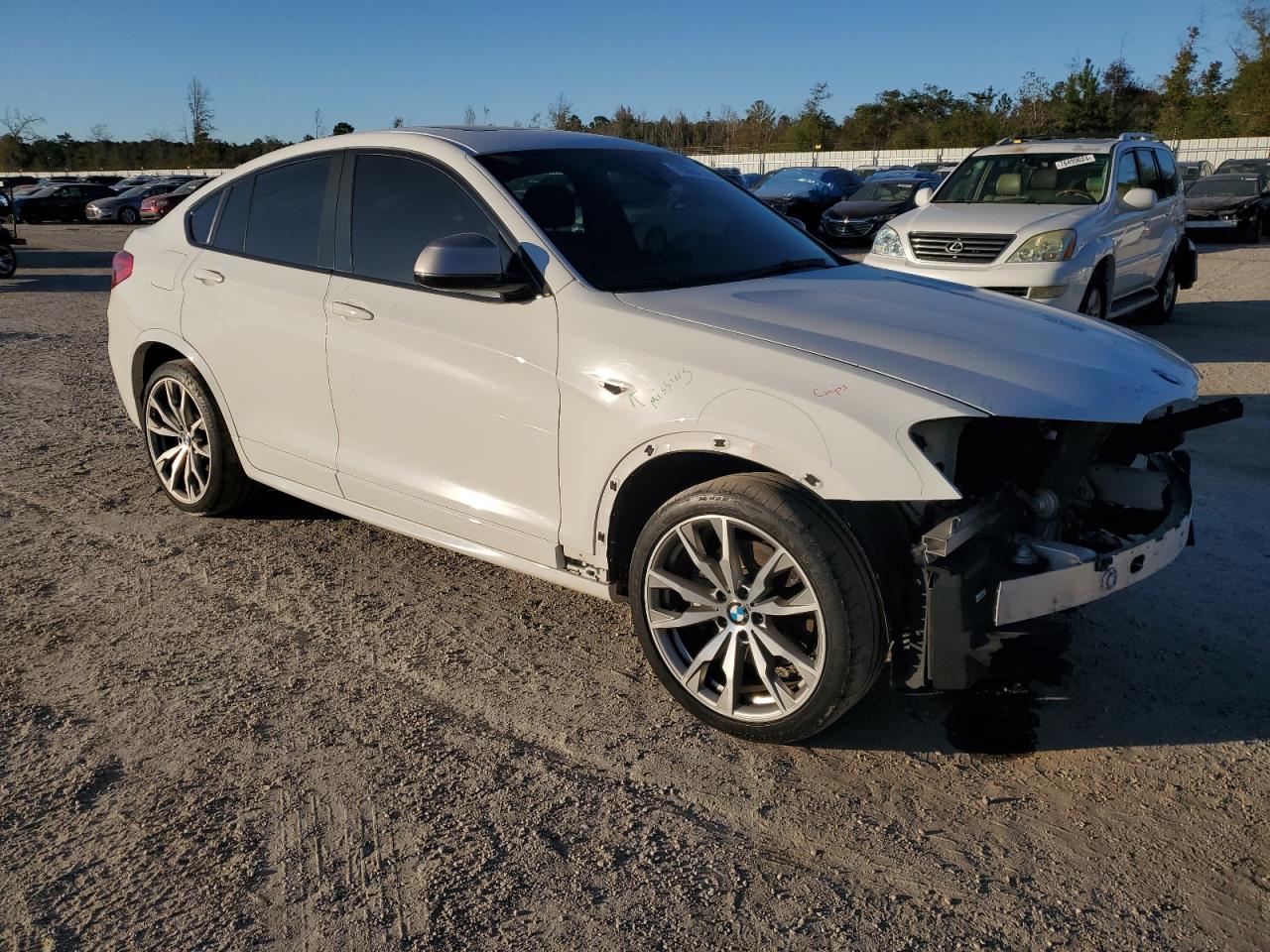2017 BMW X4 VIN 5UXXW7C32H0U26665 Copart auction photo, front end damage thumbnail 4