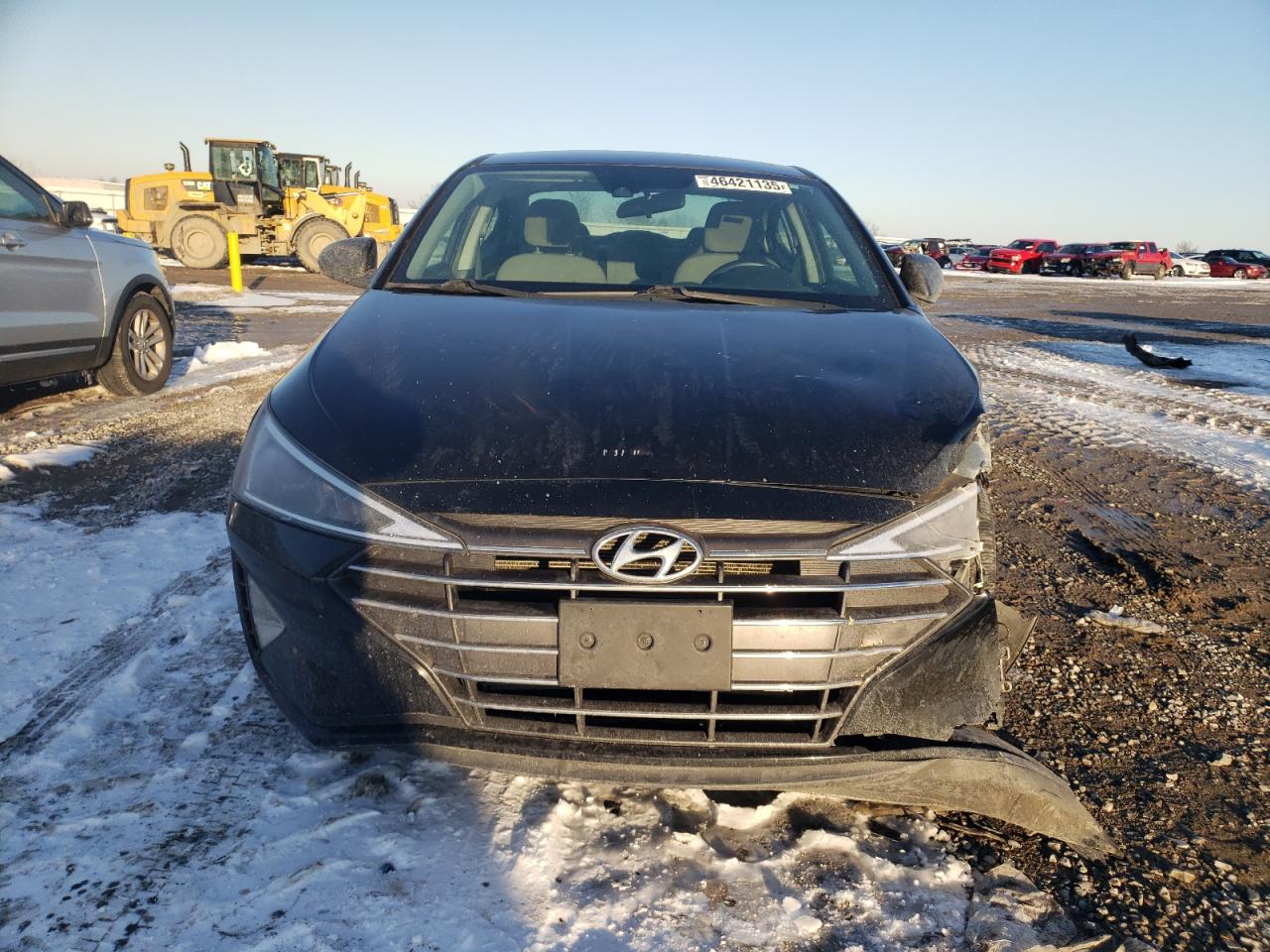 2019 Hyundai Elantra VIN 5NPD84LF7KH458254 Copart auction photo, front end / rear end damage thumbnail 5