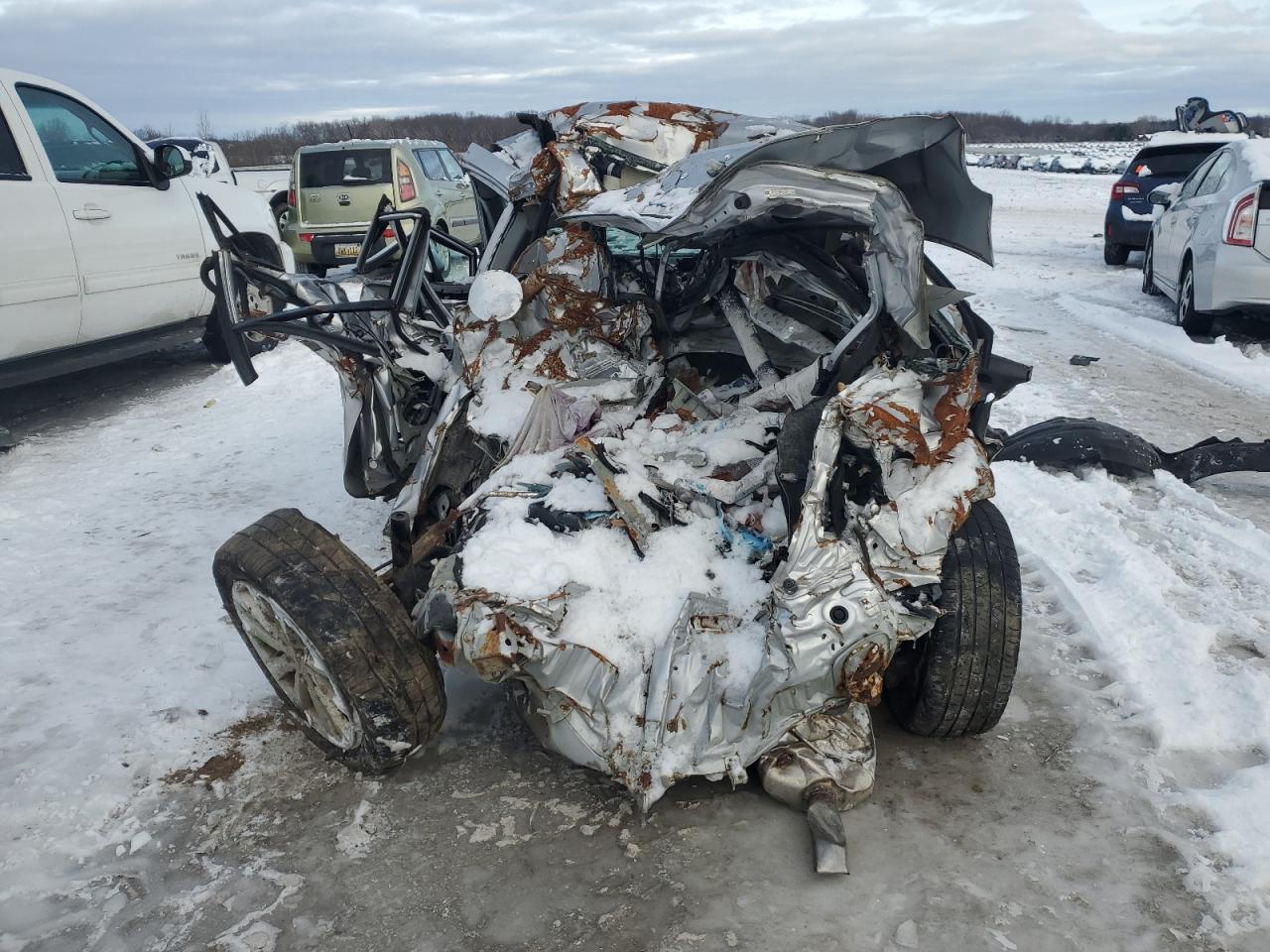 2012 Honda Civic VIN 19XFB2F82CE025636 Copart auction photo, all over / rear end damage thumbnail 6
