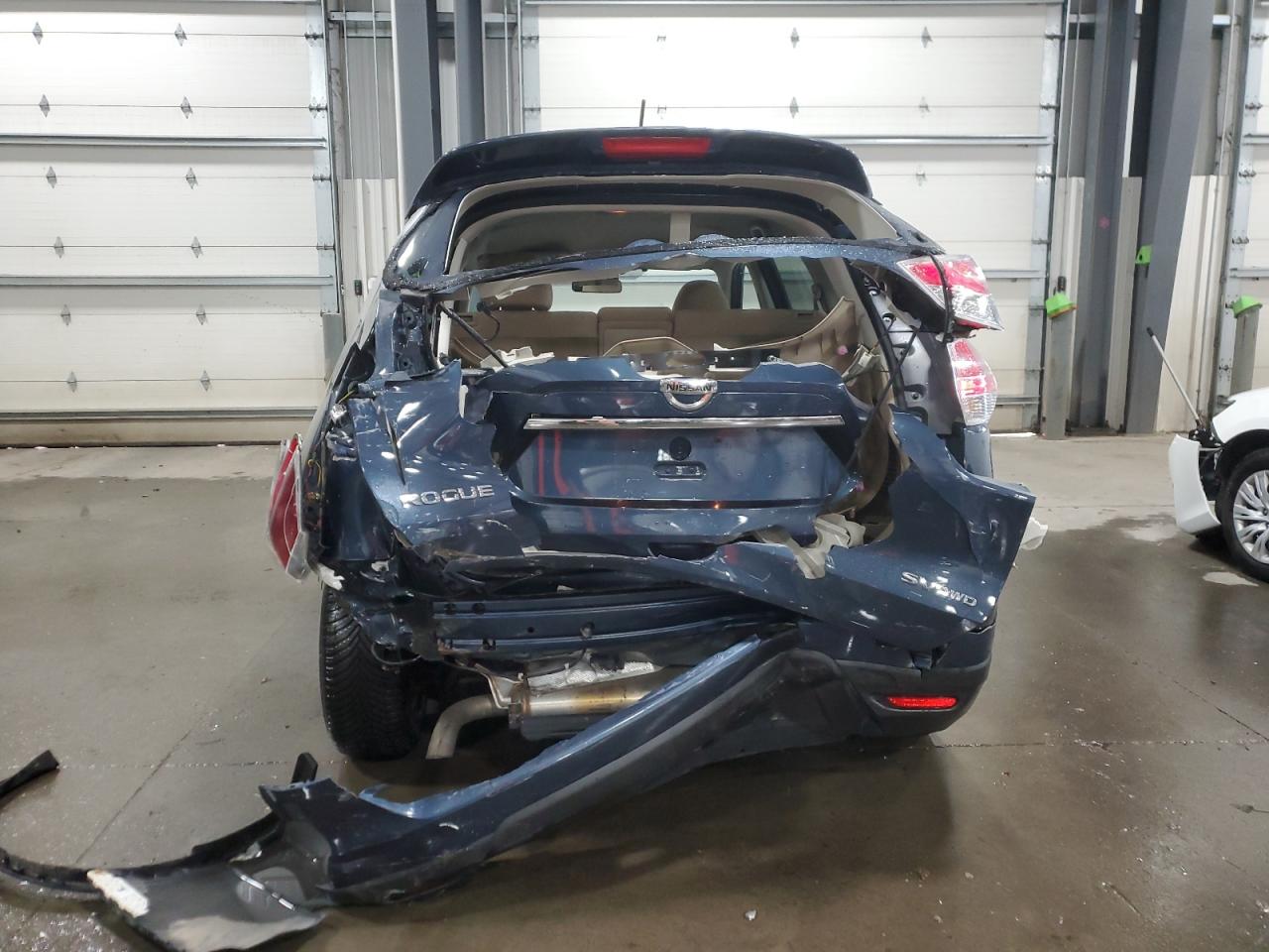 2015 Nissan Rogue VIN KNMAT2MV3FP515443 Copart auction photo, rear end / front end damage thumbnail 6