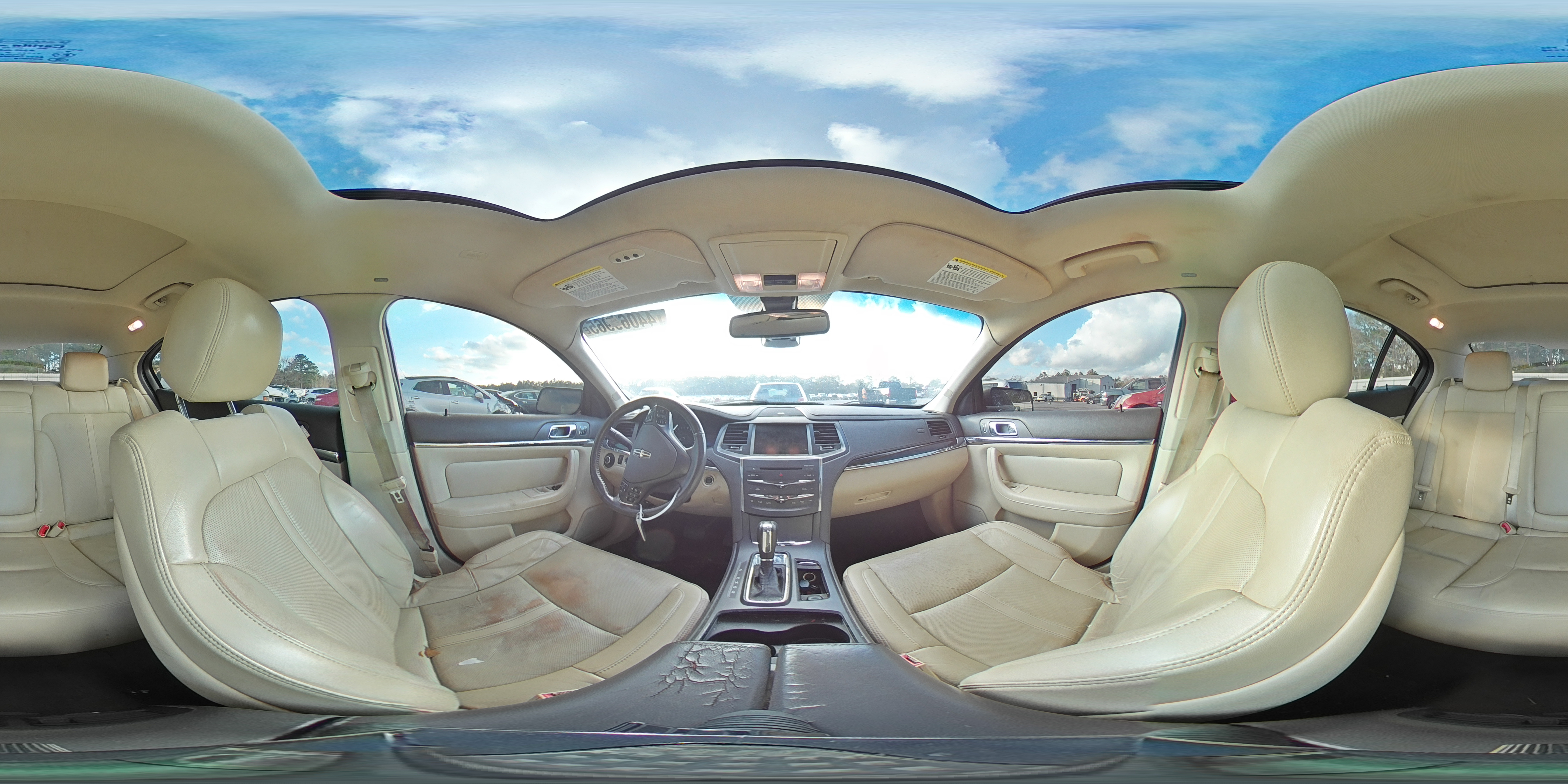 2013 Lincoln MKS VIN 1LNHL9DK6DG616952 Copart auction photo, rear end damage thumbnail 15