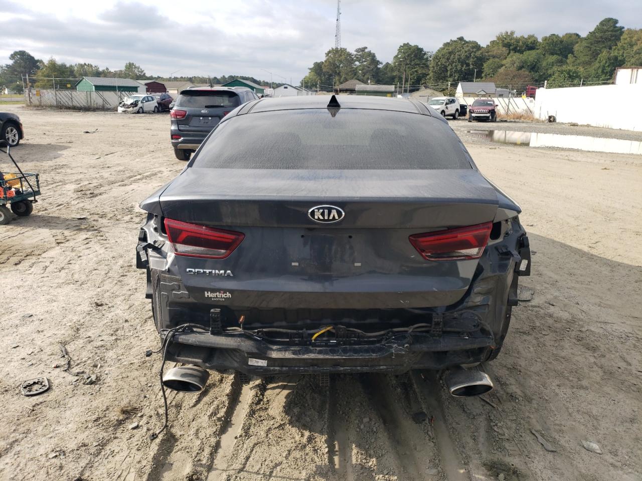 2020 KIA Optima VIN 5XXGT4L36LG426314 Copart auction photo, front end / rear end damage thumbnail 6