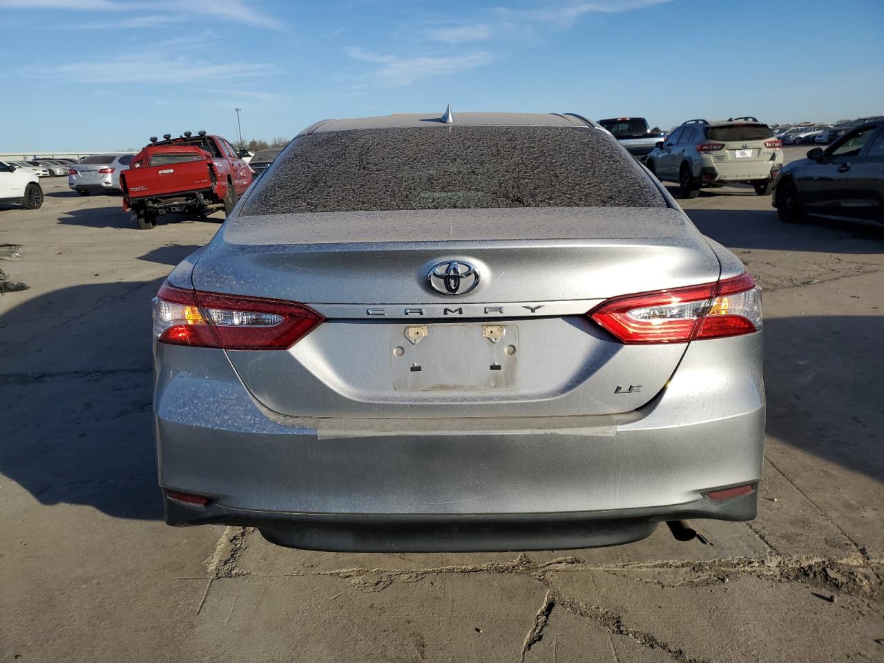 2020 Toyota Camry VIN 4T1C11AK0LU963716 Copart auction photo, front end / hail damage thumbnail 6