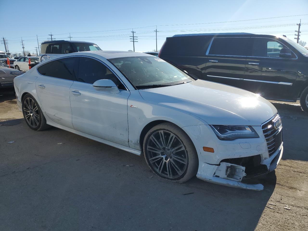 2013 Audi A7 VIN WAU3GAFC4DN089786 Copart auction photo, all over damage thumbnail 4