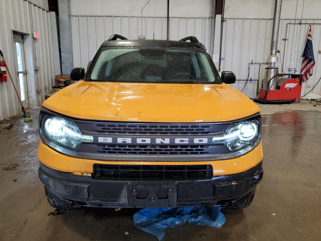 2022 Ford Bronco VIN 3FMCR9D96NRE23619 Copart auction photo, rear end damage thumbnail 5