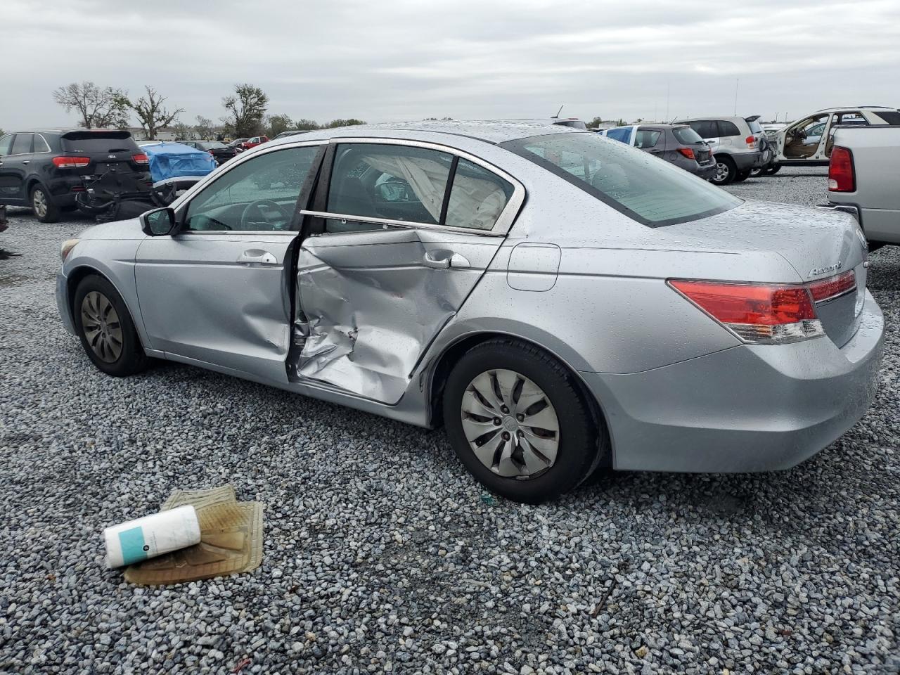 2012 Honda Accord VIN 1HGCP2F32CA162461 Copart auction photo, side damage thumbnail 2