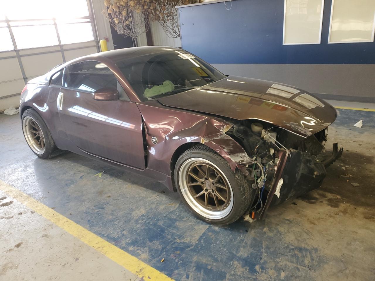 2006 Nissan 350Z VIN JN1AZ34D36M305344 Copart auction photo, front end damage thumbnail 4