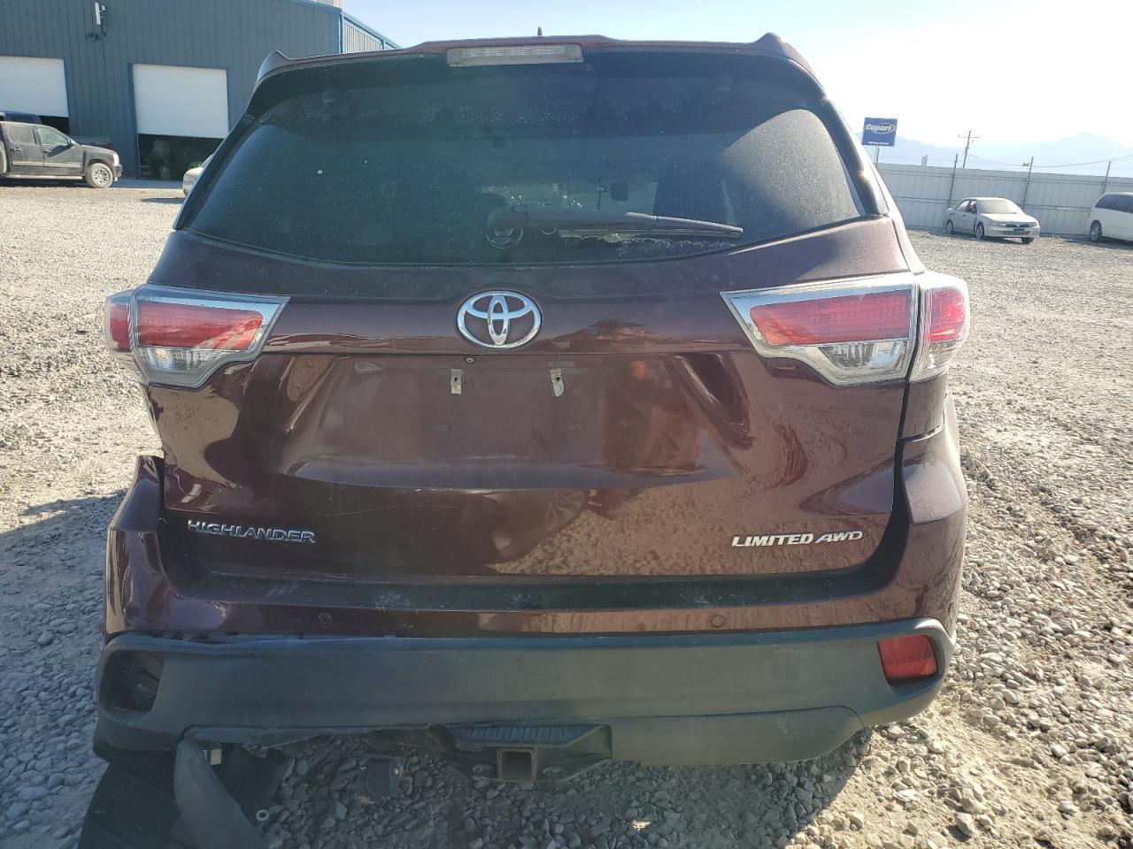 2014 Toyota Highlander VIN 5TDDKRFH0ES007340 Copart auction photo, all over damage thumbnail 6