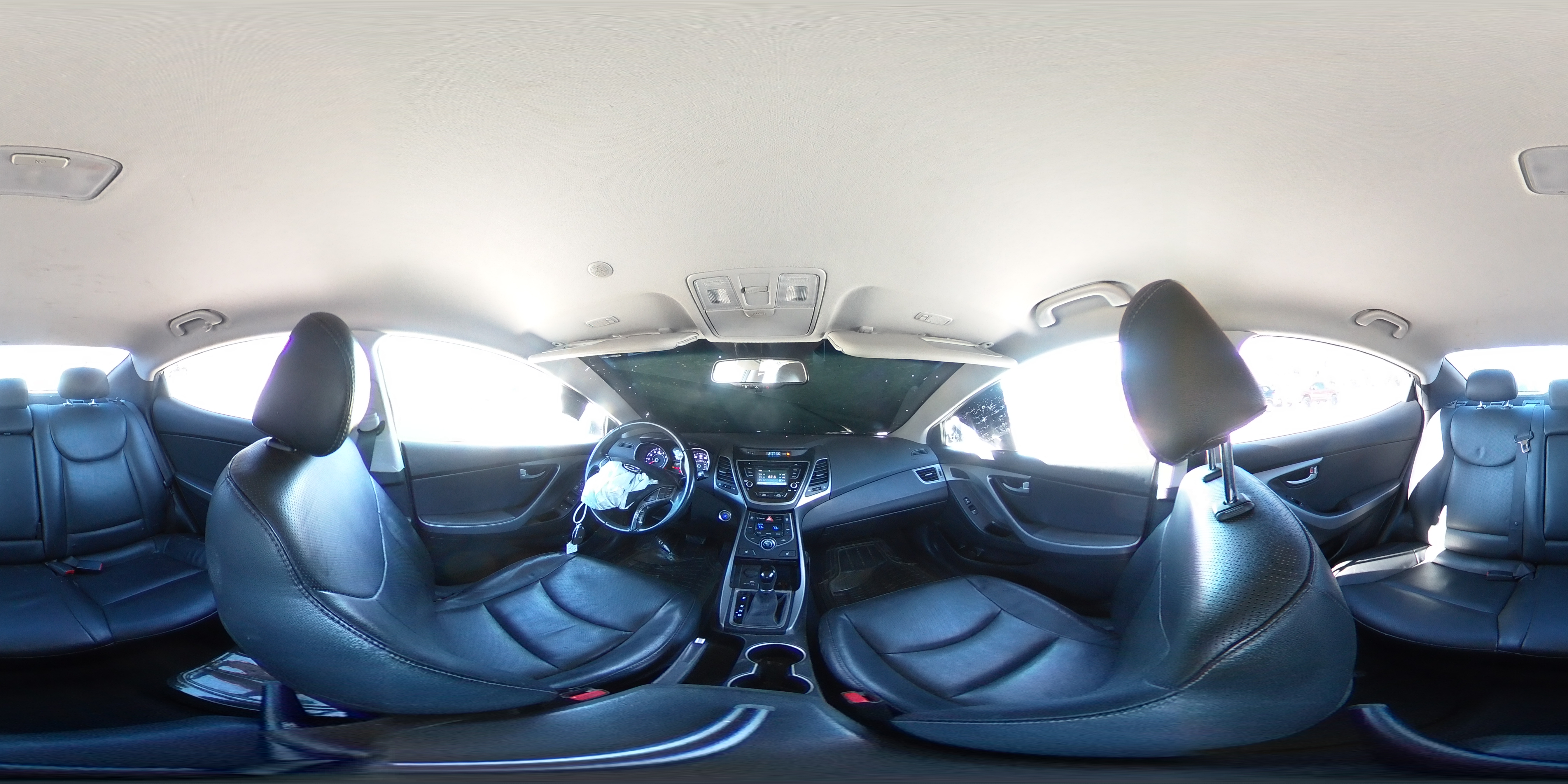 2016 Hyundai Elantra VIN 5NPDH4AE1GH773066 Copart auction photo, front end / side damage thumbnail 14