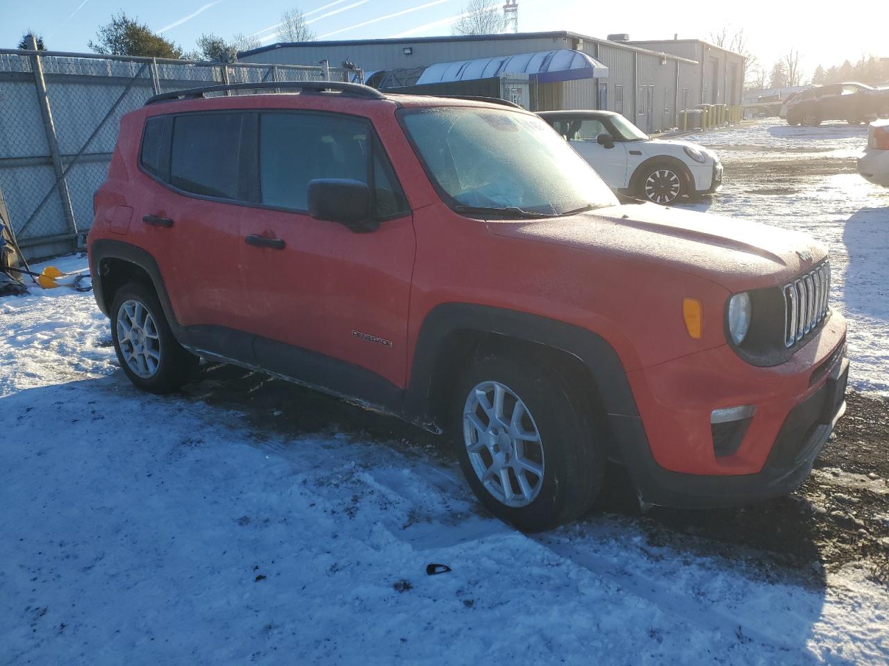 2019 Jeep Renegade VIN ZACNJBAB3KPK41513 Copart auction photo, front end / side damage thumbnail 4
