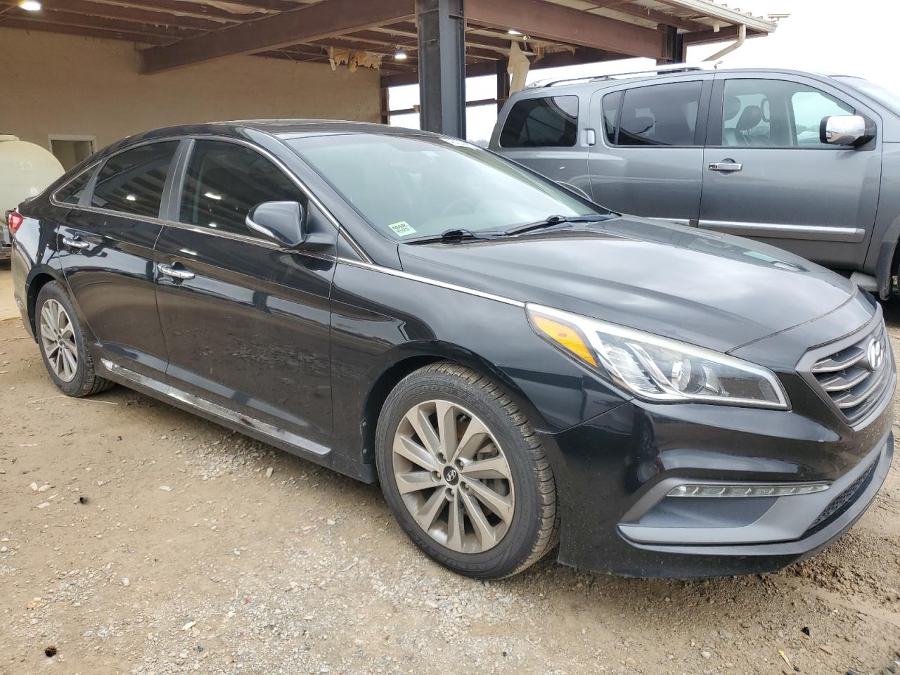 2017 Hyundai Sonata VIN 5NPE34AF1HH460936 Copart auction photo, mechanical damage thumbnail 4