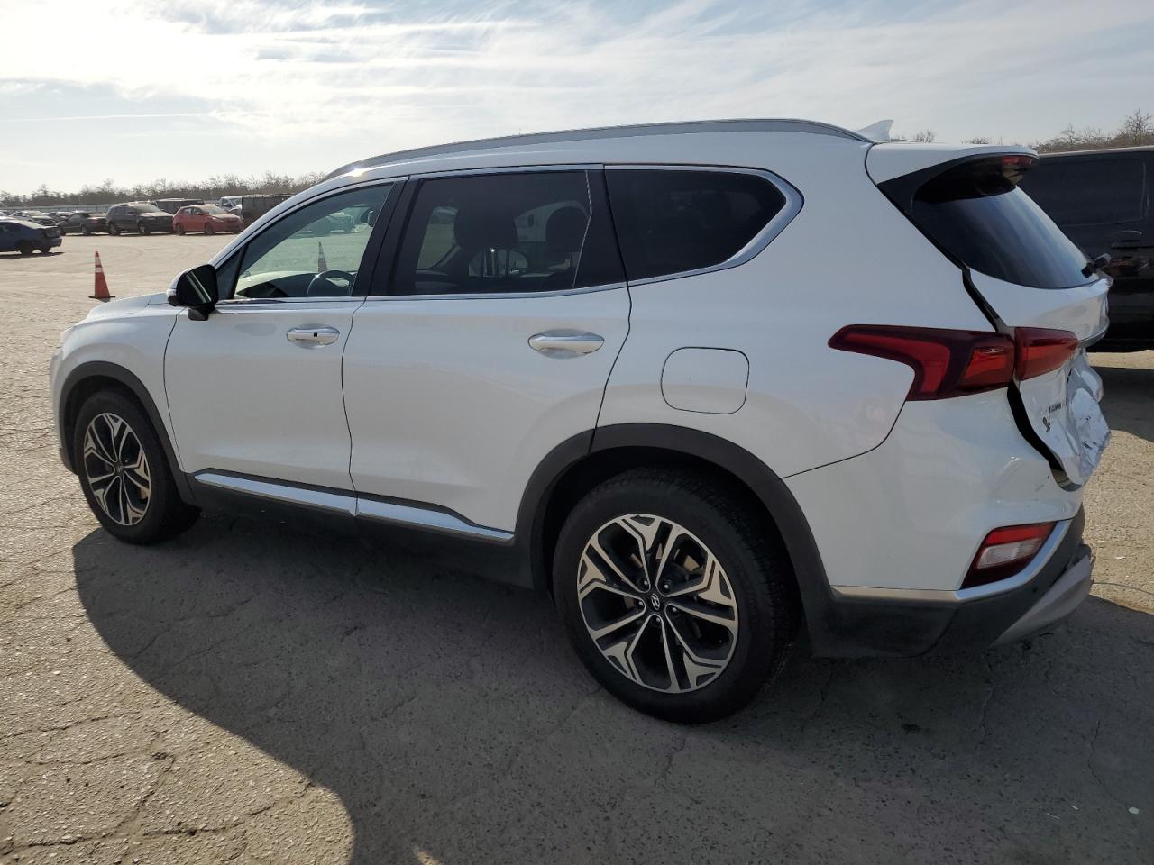 2019 Hyundai Santa Fe VIN 5NMS53AA9KH016803 Copart auction photo, rear end damage thumbnail 2