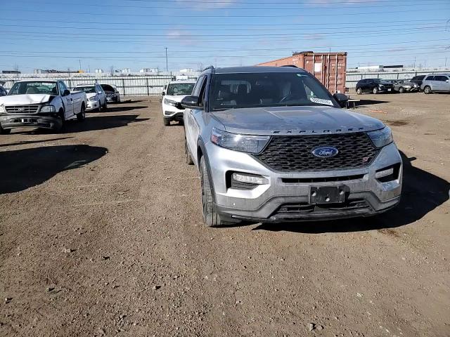 2020 Ford Explorer VIN 1FM5K8GC7LGC24257 Copart auction photo, side / front end damage thumbnail 11