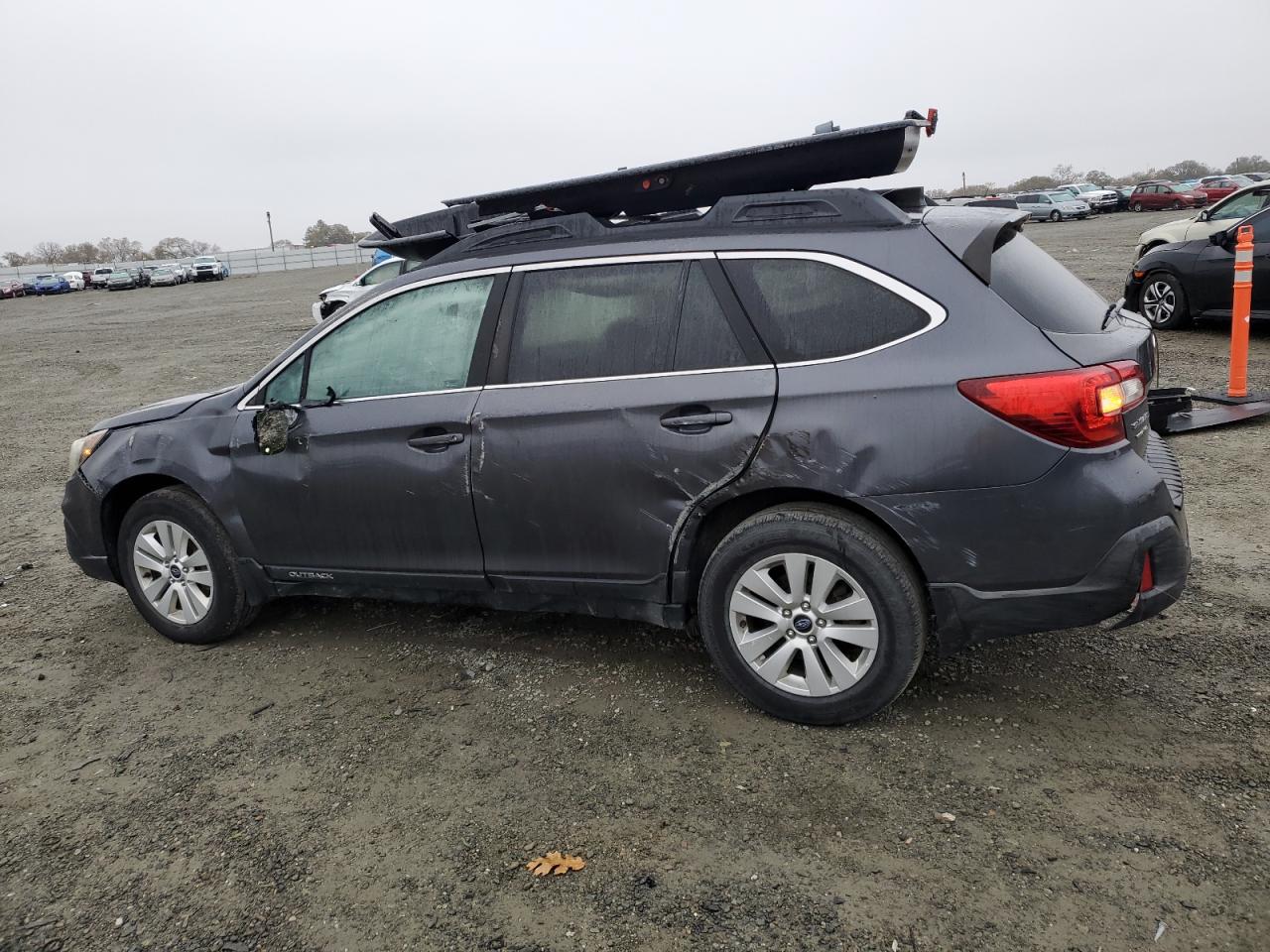 2018 Subaru Outback VIN 4S4BSAFC3J3244389 Copart auction photo, rollover damage thumbnail 2