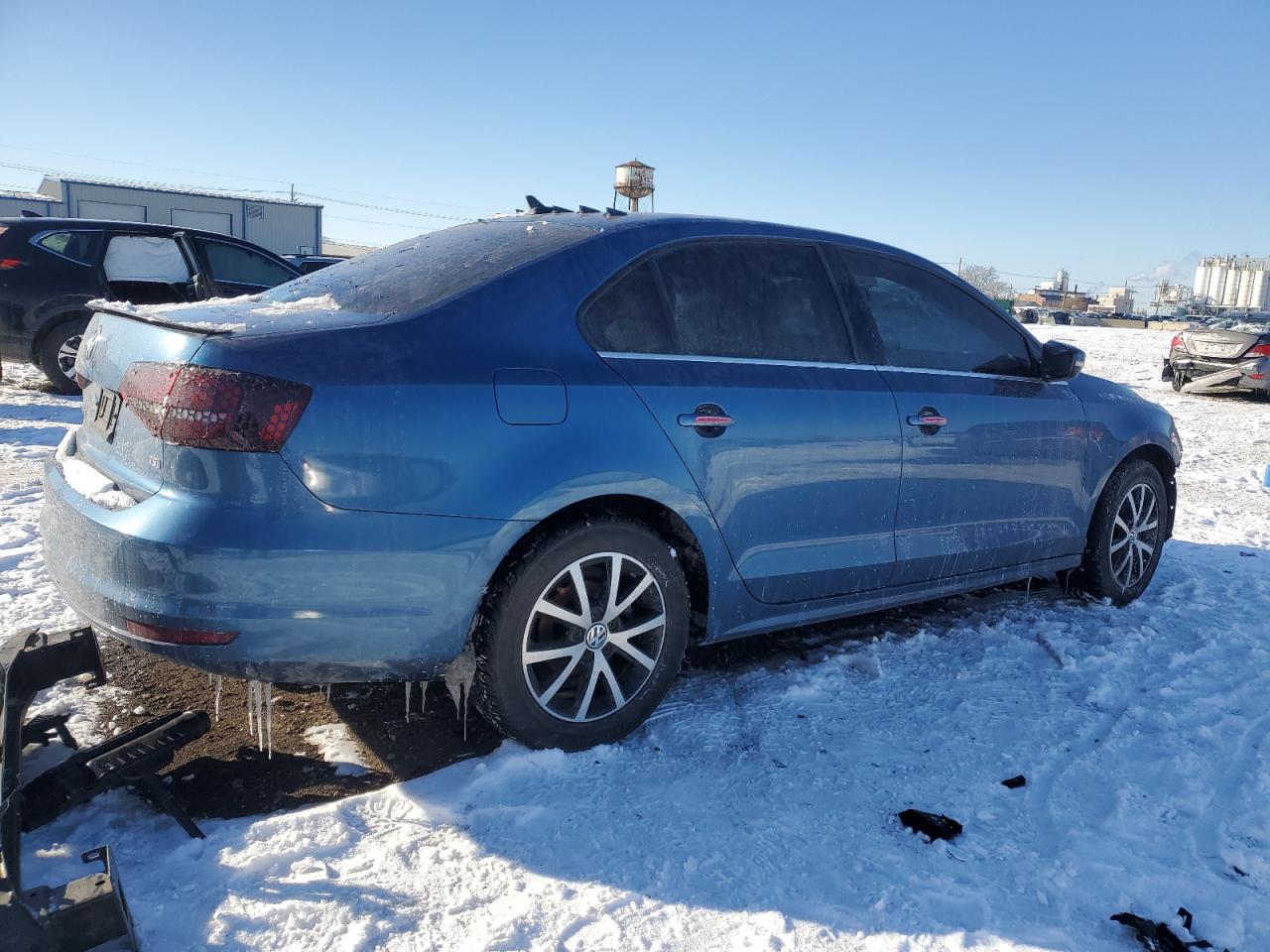2017 Volkswagen Jetta VIN 3VWDB7AJ6HM383654 Copart auction photo, front end damage thumbnail 3