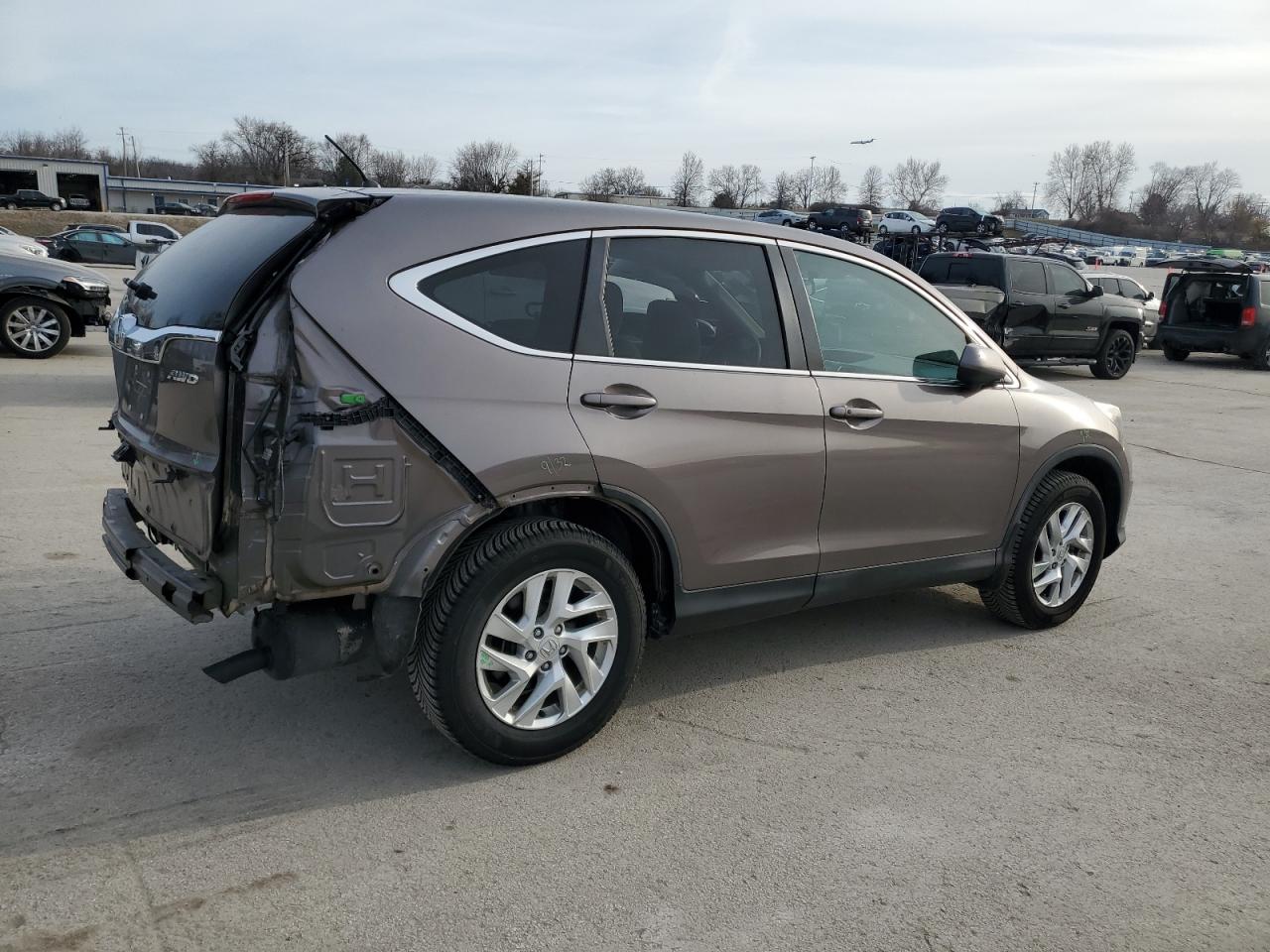 2015 Honda CR-V VIN 5J6RM4H59FL036435 Copart auction photo, rear end damage thumbnail 3