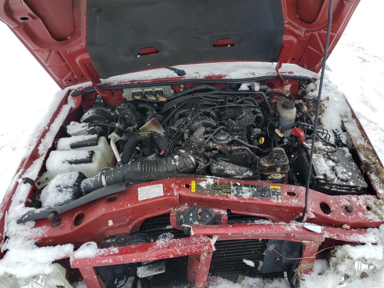 2008 Ford Ranger VIN 1FTZR15E08PB06684 Copart auction photo, rollover / undercarriage damage thumbnail 13