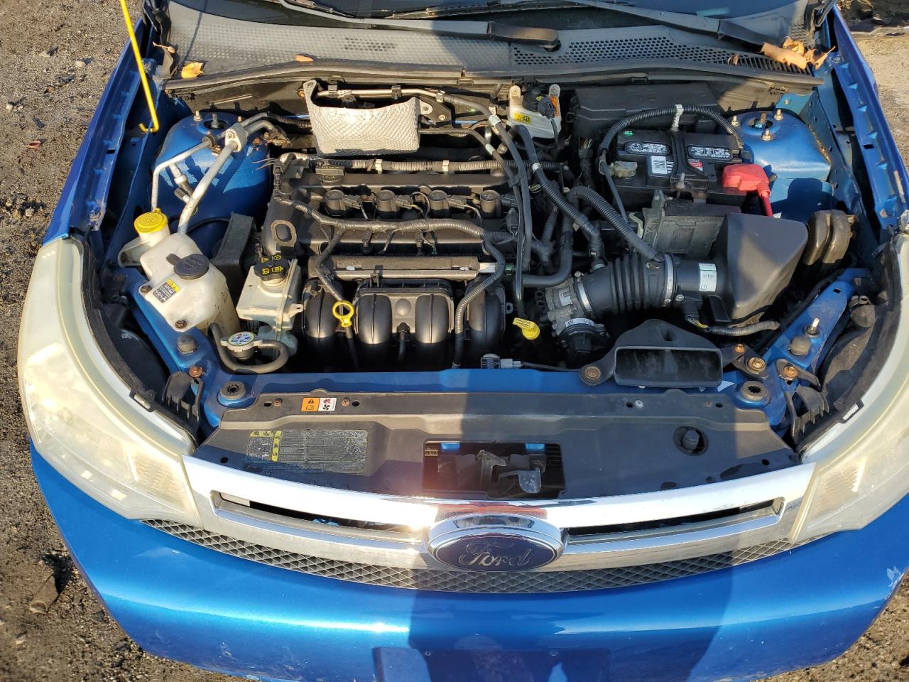 2011 Ford Focus VIN 1FAHP3FN7BW183244 Copart auction photo, side damage thumbnail 11
