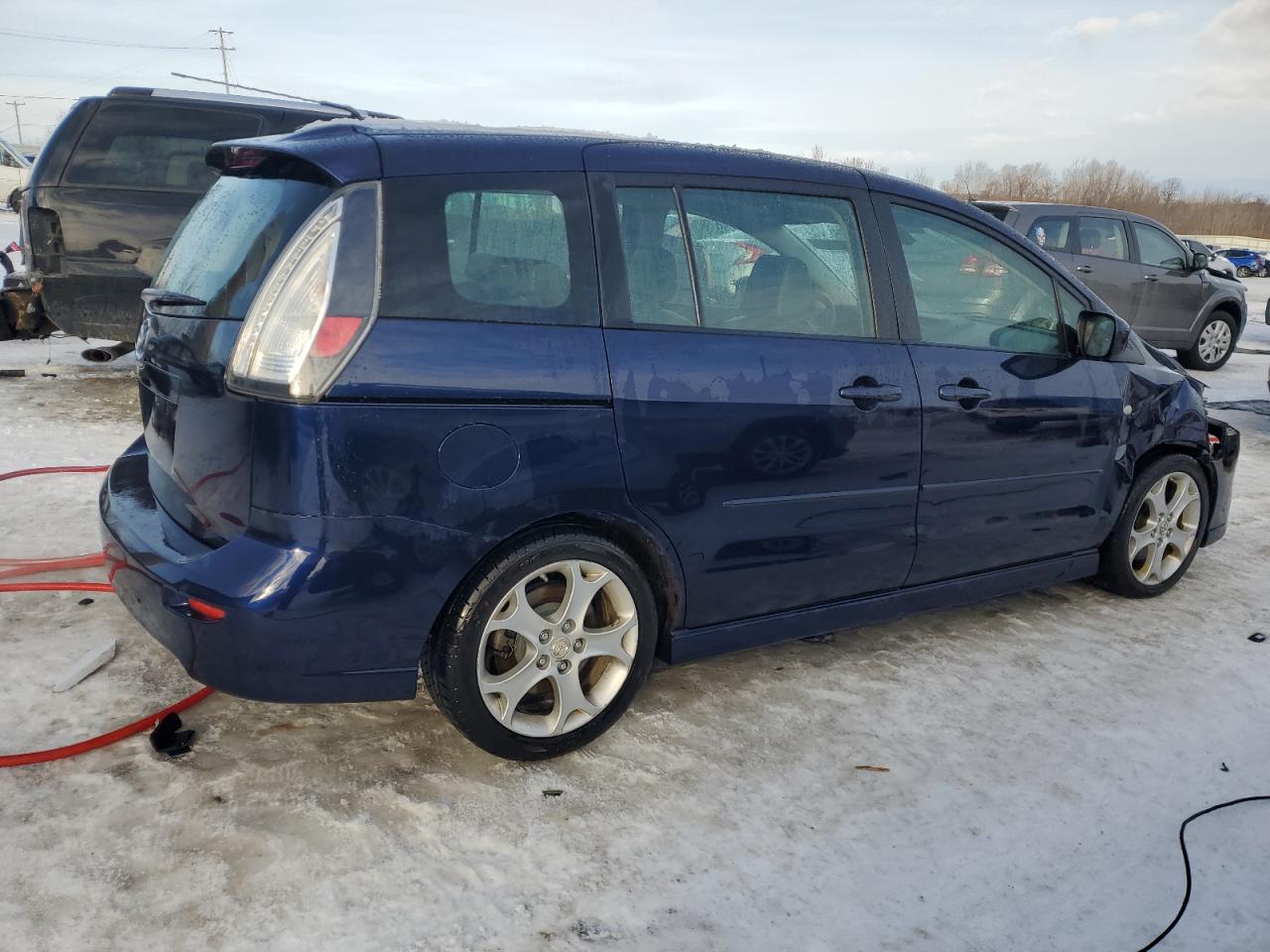2009 Mazda 5 VIN JM1CR293490330040 Copart auction photo, front end damage thumbnail 3