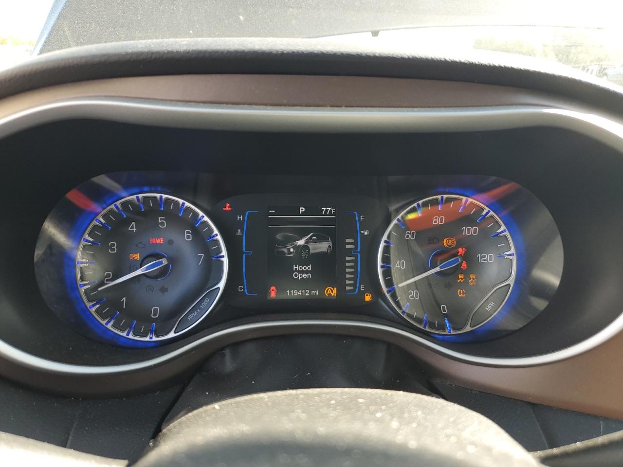 2017 Chrysler Pacifica VIN 2C4RC1BG3HR692044 Copart auction photo, rear end / side damage thumbnail 9