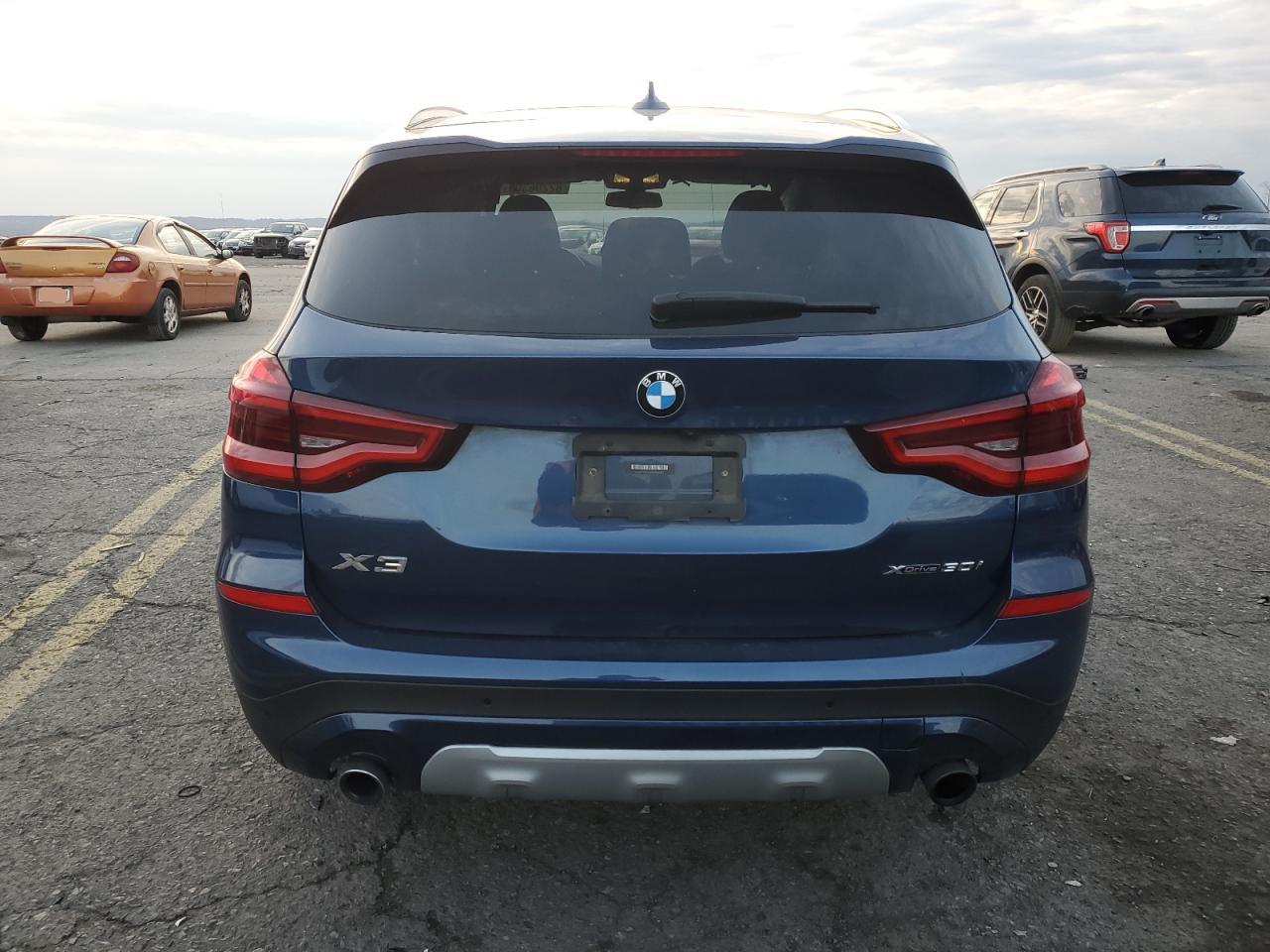 2021 BMW X3 VIN 5UXTY5C06M9H83052 Copart auction photo, side damage thumbnail 6