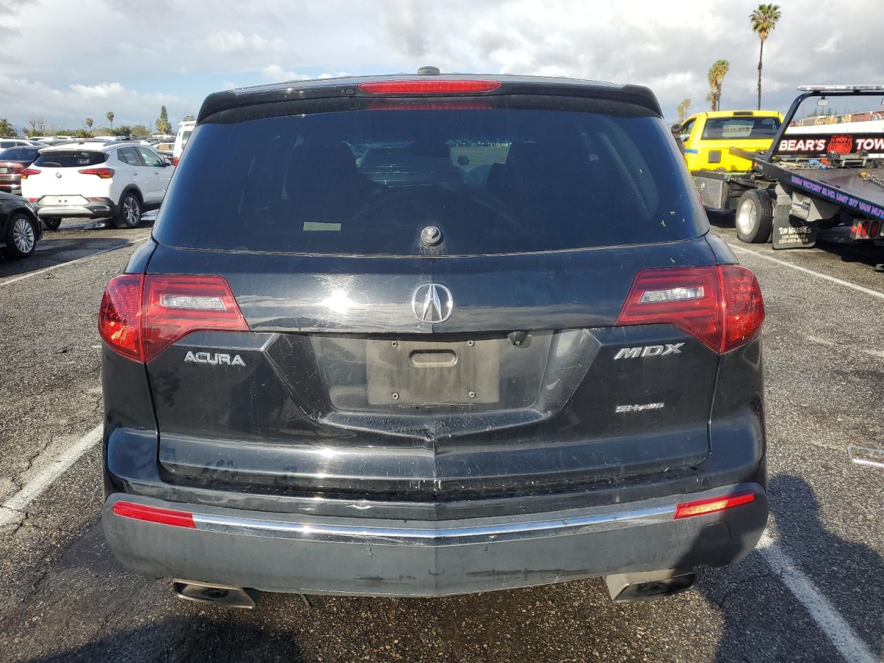 2012 Acura MDX VIN 2HNYD2H27CH538374 Copart auction photo, front end / side damage thumbnail 6