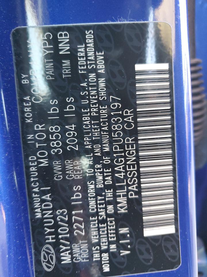 2023 Hyundai Elantra VIN KMHLL4AG1PU583197 Copart auction photo, front end / minor dent/scratches damage thumbnail 13