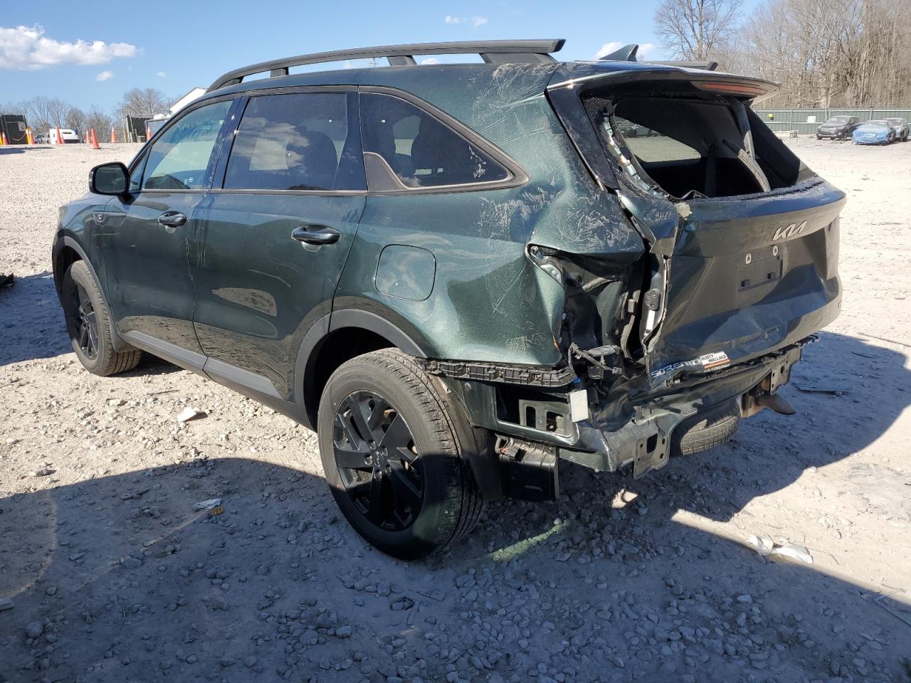 2023 KIA Sorento VIN 5XYRLDLCXPG169541 Copart auction photo, rear end damage thumbnail 2