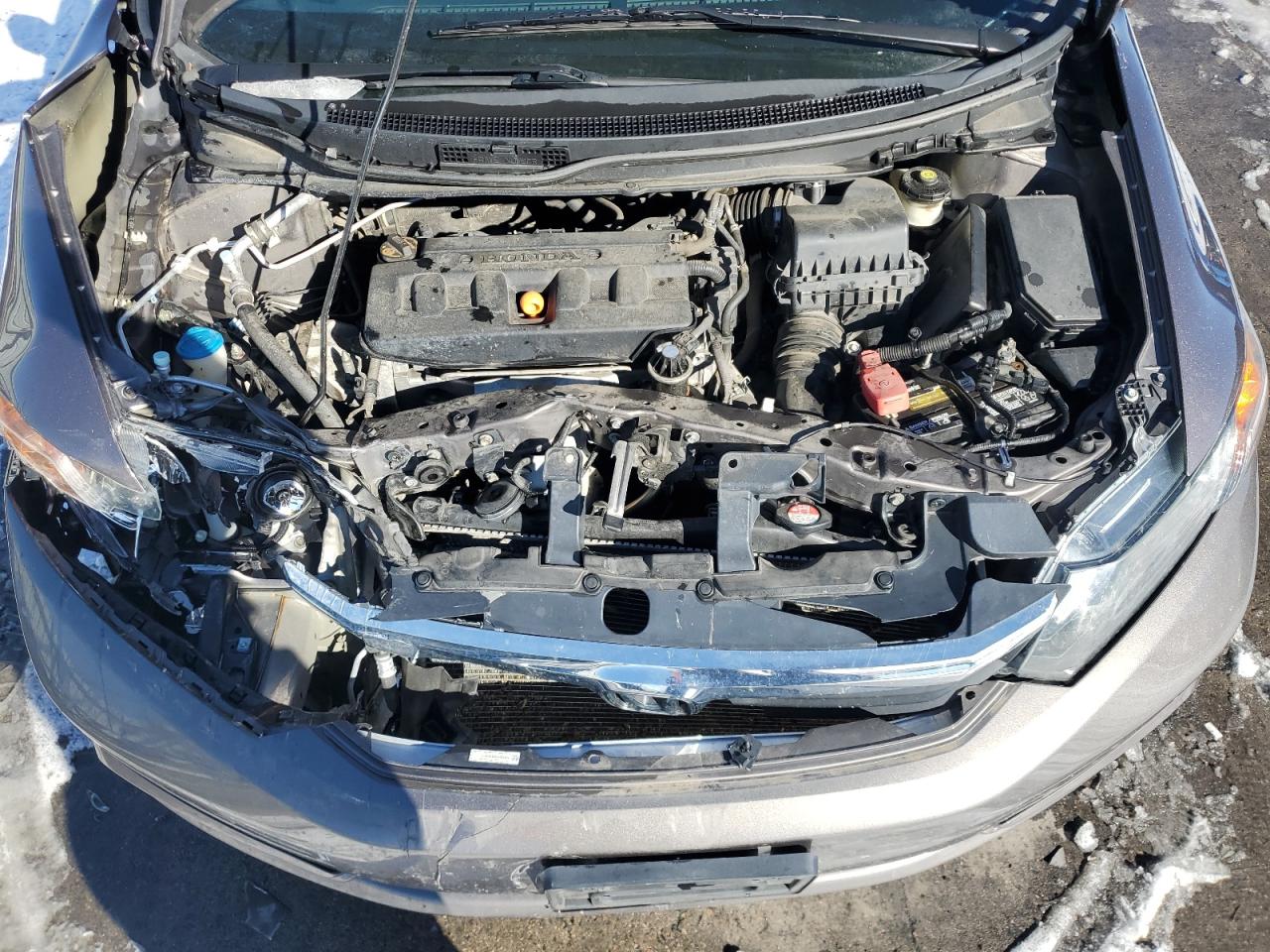 2012 Honda Civic VIN 19XFB2F86CE305611 Copart auction photo, front end damage thumbnail 11