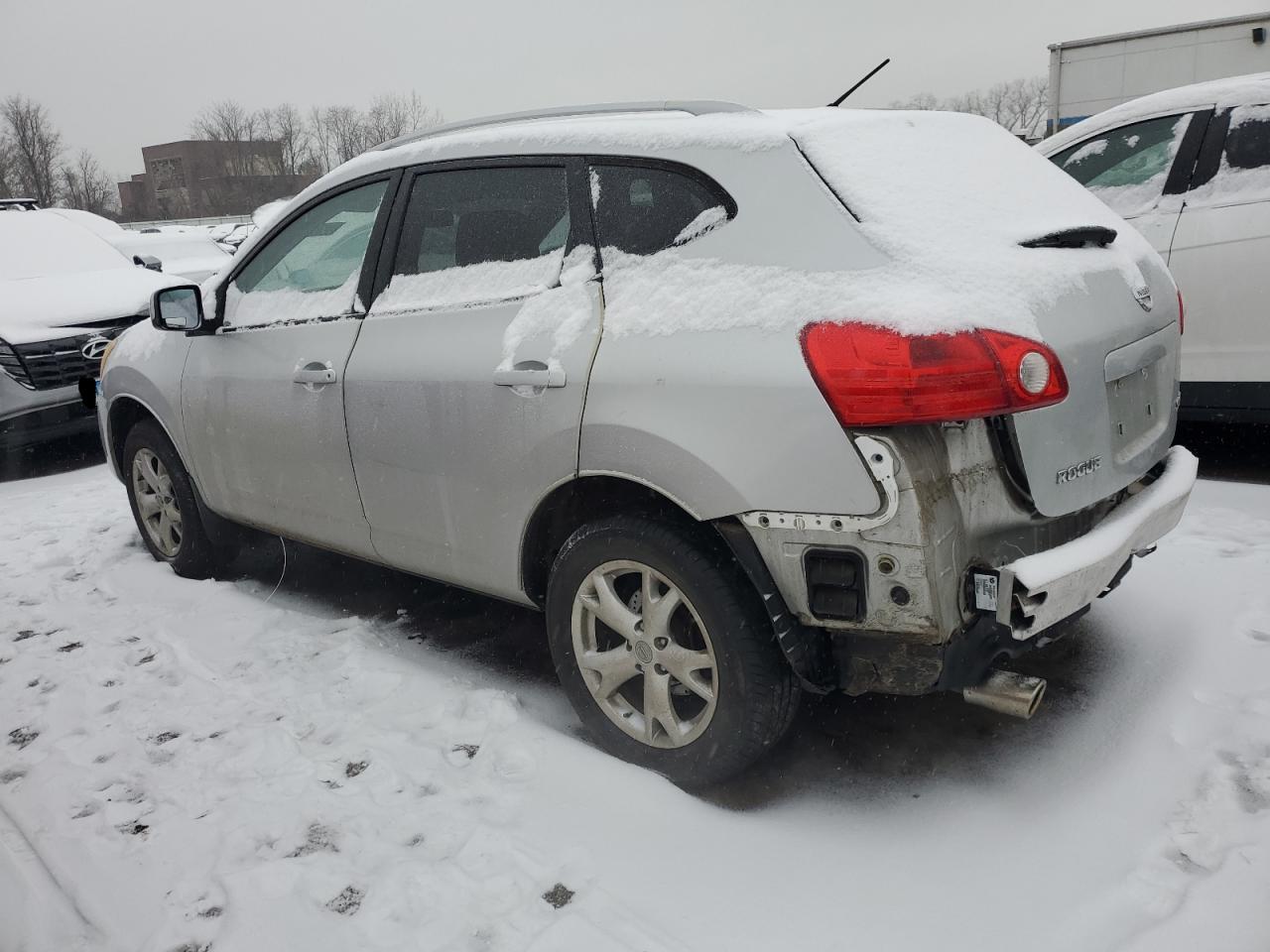 2008 Nissan Rogue VIN JN8AS58V98W411096 Copart auction photo, rear end damage thumbnail 2