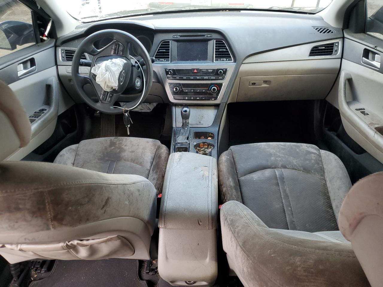 2016 Hyundai Sonata VIN 5NPE24AFXGH340991 Copart auction photo, all over / front end damage thumbnail 8