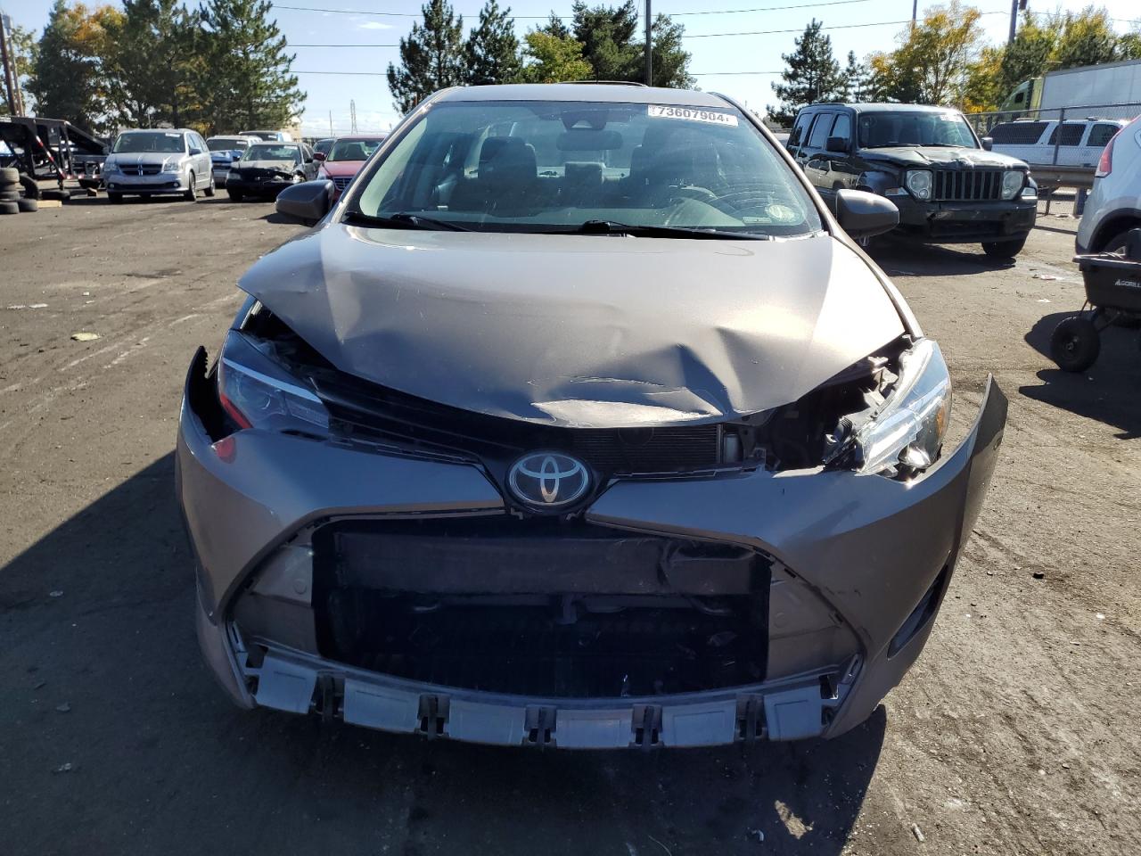 2019 Toyota Corolla VIN 2T1BURHE0KC172944 Copart auction photo, front end damage thumbnail 5