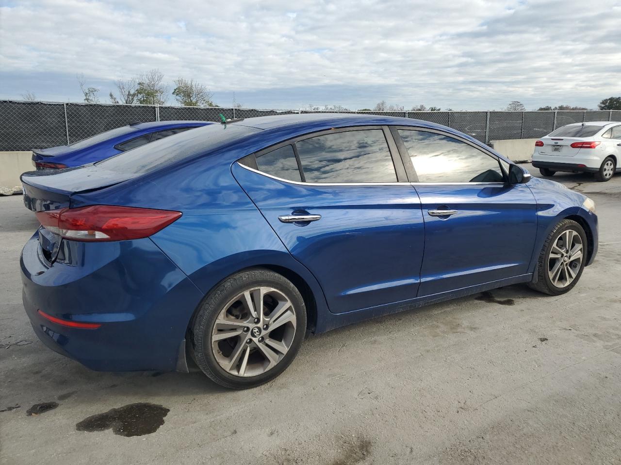 2017 Hyundai Elantra VIN 5NPD84LF3HH132282 Copart auction photo, rear end damage thumbnail 3