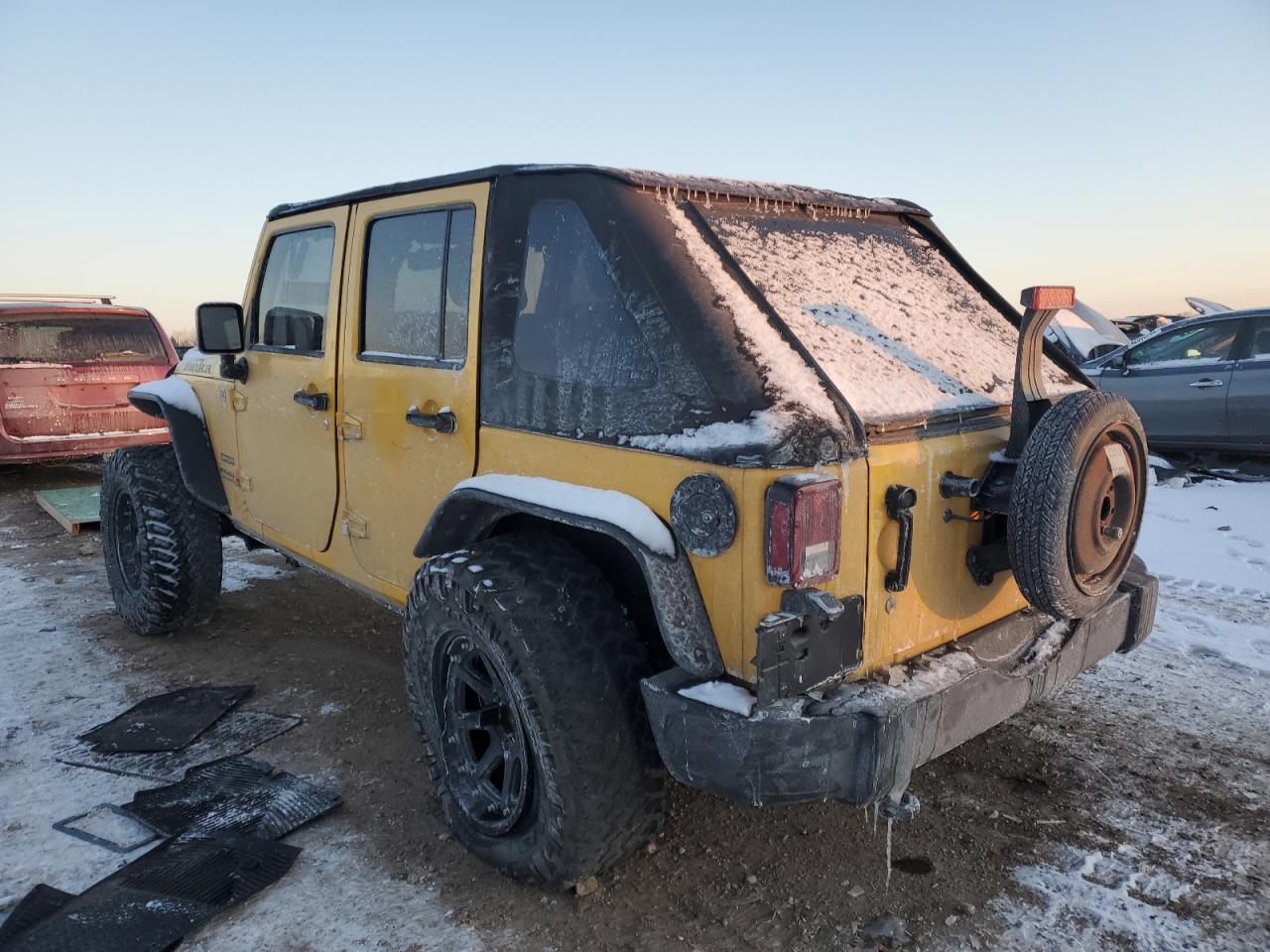 2015 Jeep Wrangler VIN 1C4BJWDG0FL587176 Copart auction photo, side / minor dent/scratches damage thumbnail 2