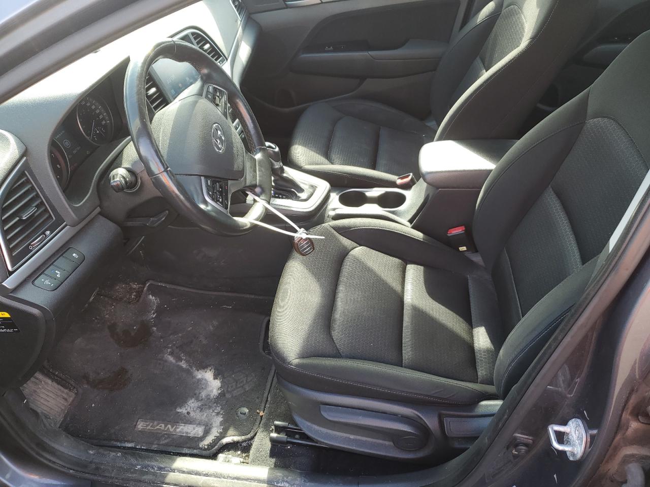 2017 Hyundai Elantra VIN KMHD84LF1HU210107 Copart auction photo, side damage thumbnail 7