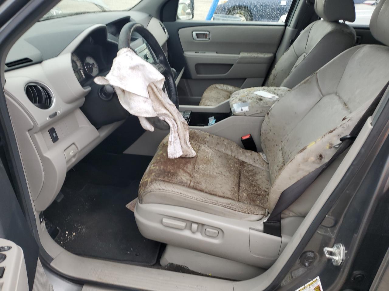 2010 Honda Pilot VIN 5FNYF3H54AB018636 Copart auction photo, water/flood damage thumbnail 7