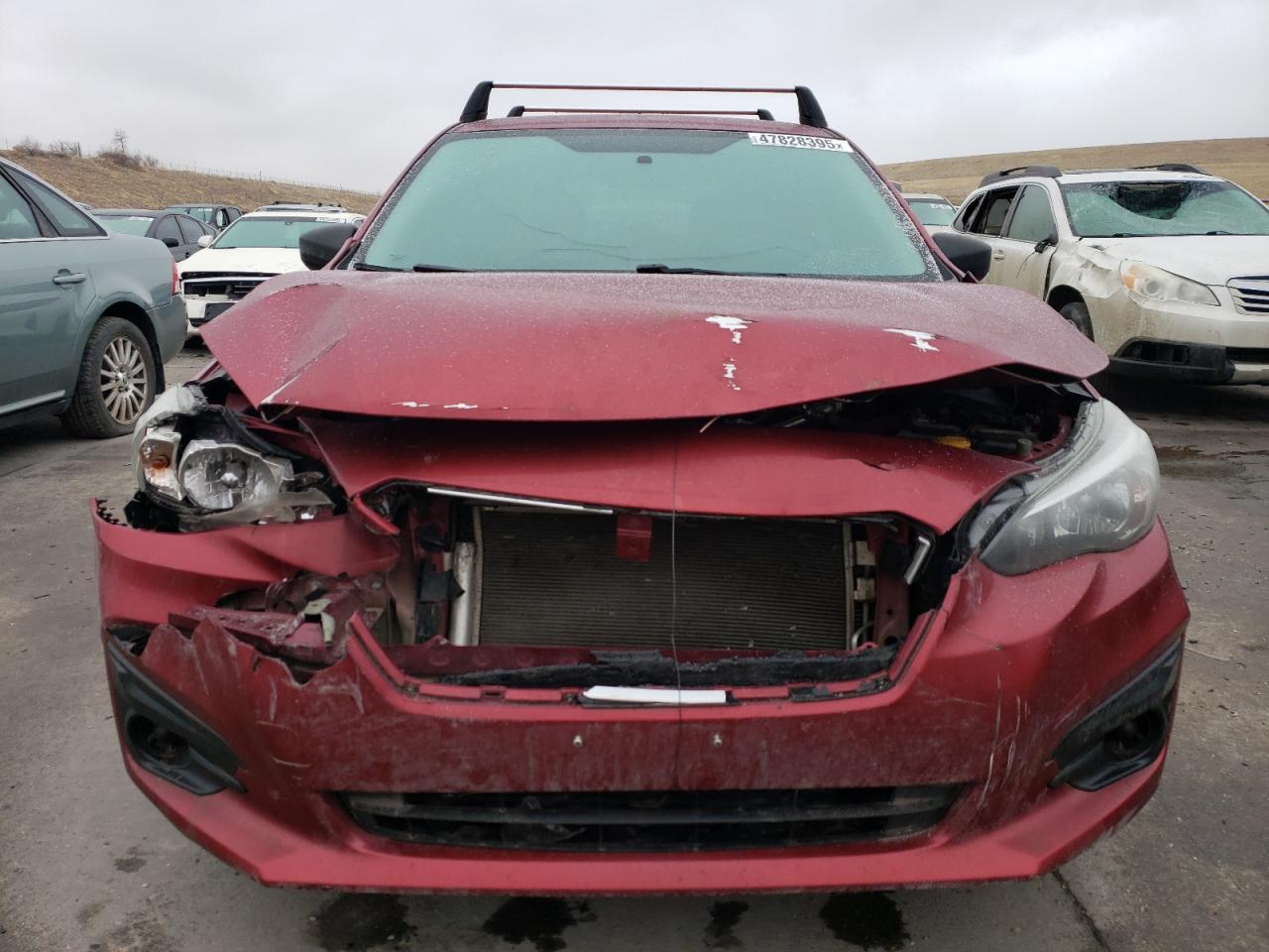 2019 Subaru Impreza VIN 4S3GTAA64K1709428 Copart auction photo, front end / minor dent/scratches damage thumbnail 5