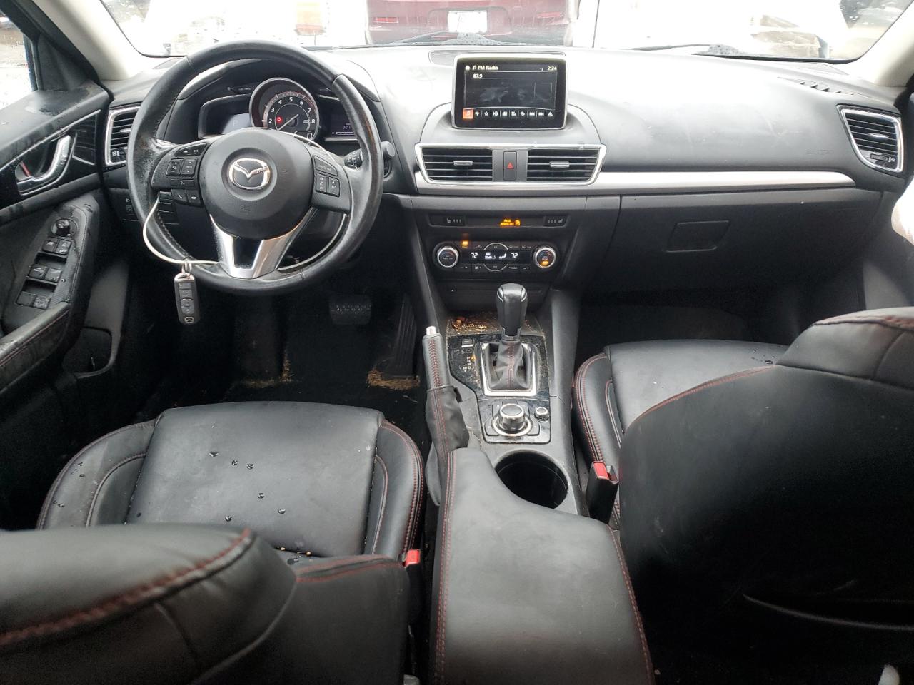 2014 Mazda 3 VIN JM1BM1V37E1126170 Copart auction photo, front end / side damage thumbnail 8