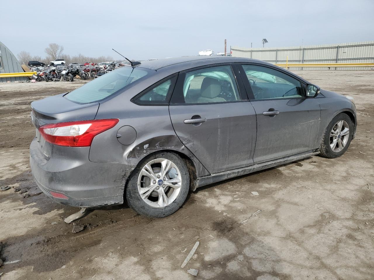2014 Ford Focus VIN 1FADP3F24EL265300 Copart auction photo, rear end damage thumbnail 3