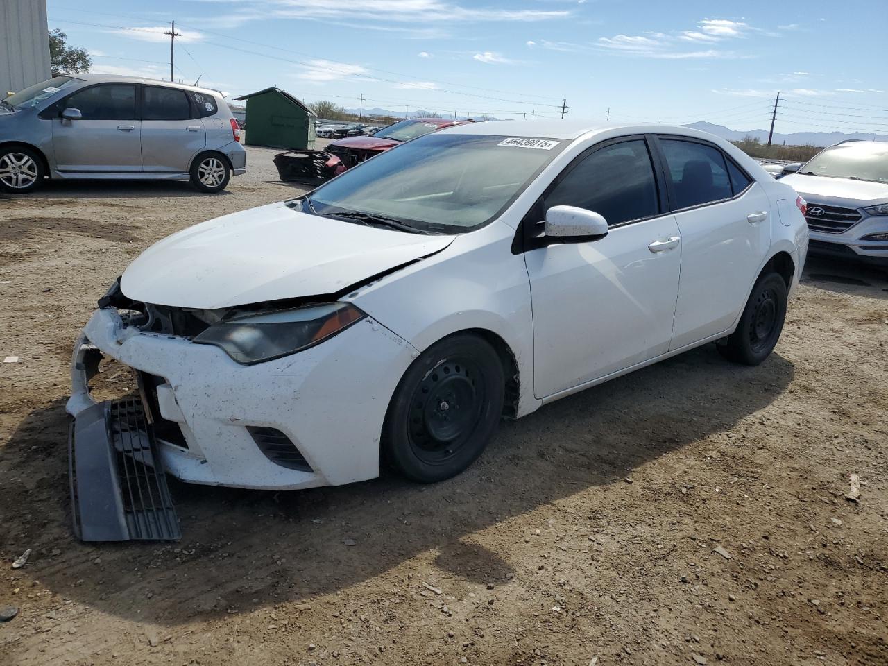 2015 Toyota Corolla VIN 5YFBURHE7FP296876