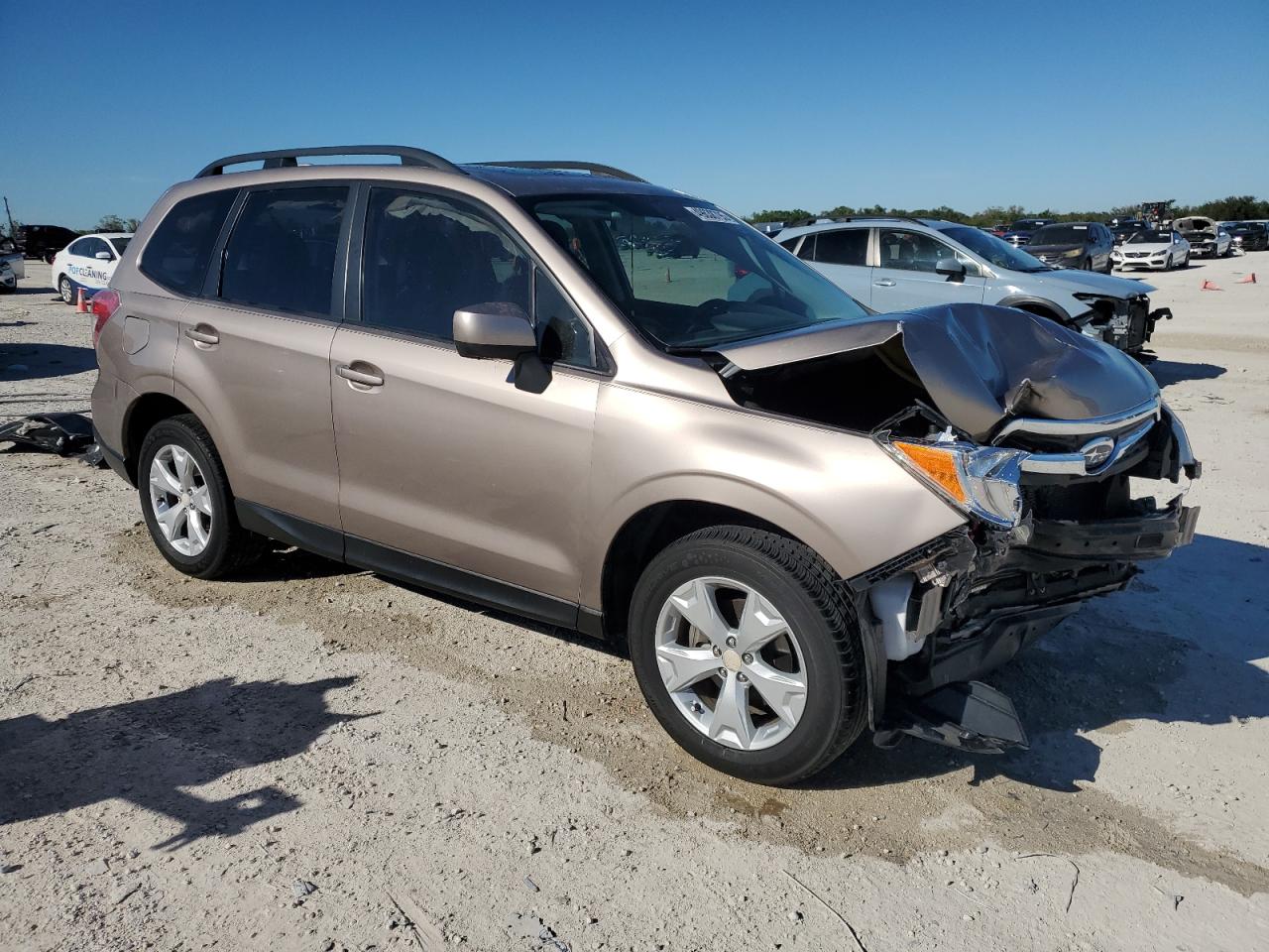 2016 Subaru Forester VIN JF2SJADC9GH450582 Copart auction photo, front end damage thumbnail 4